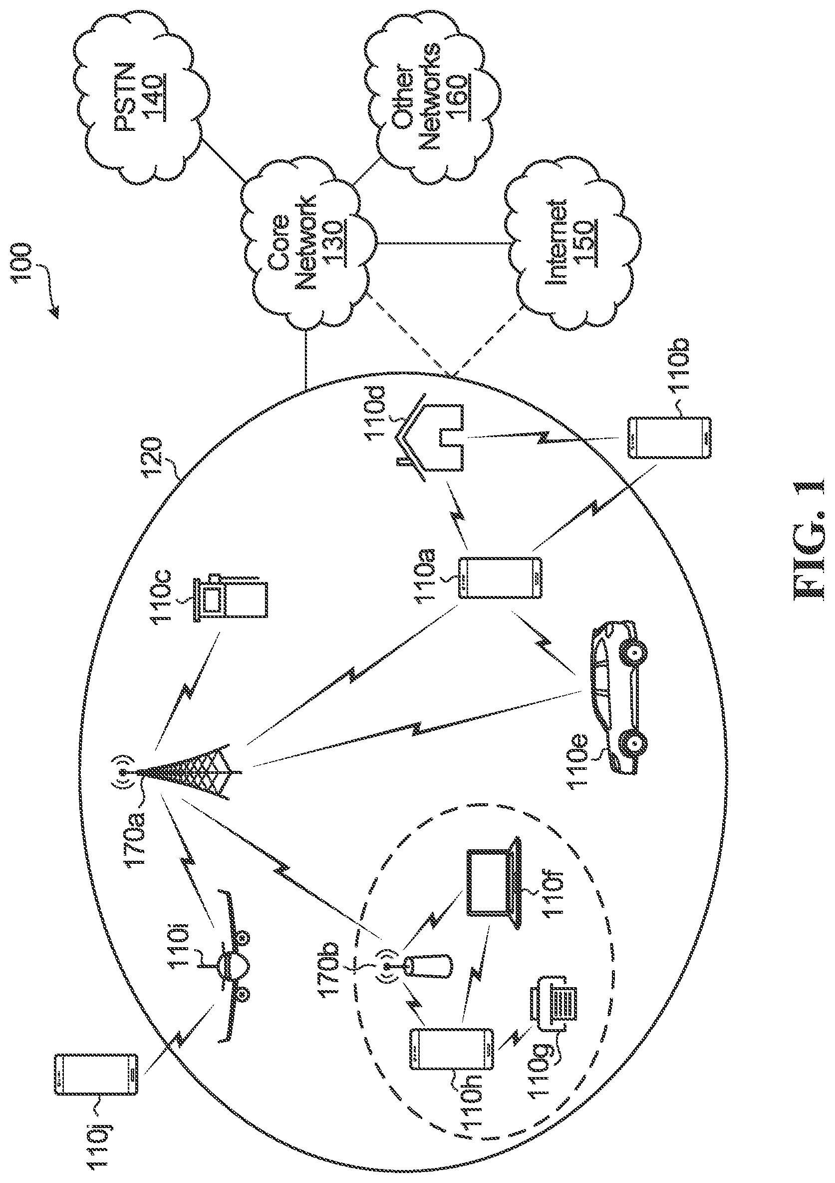 Patent US12556349 — Apparatuses and methods for flexible spectrum — Figure 1