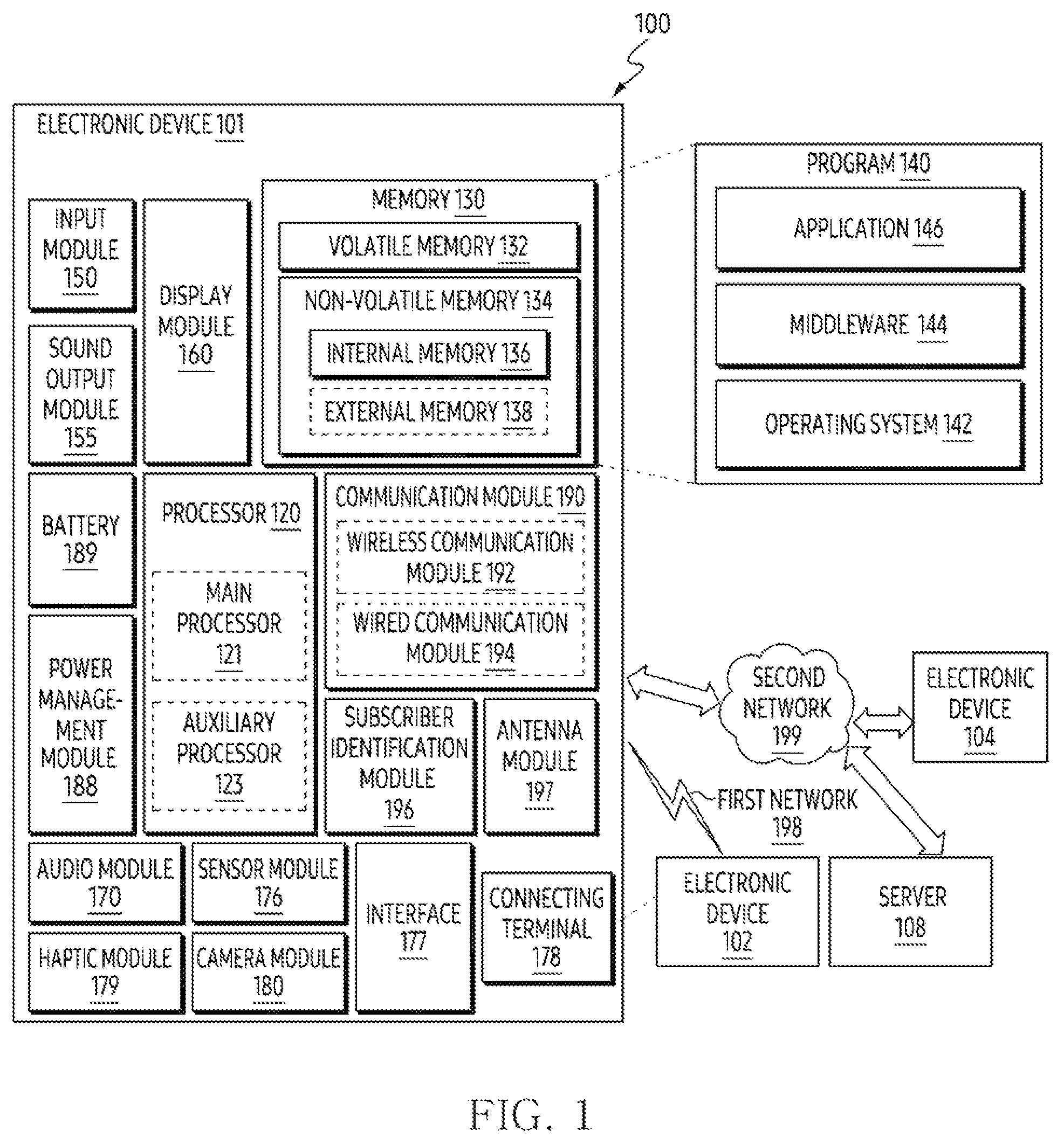 Patent US12556627 — Electronic device including housing having dissimilar metals — Figure 1