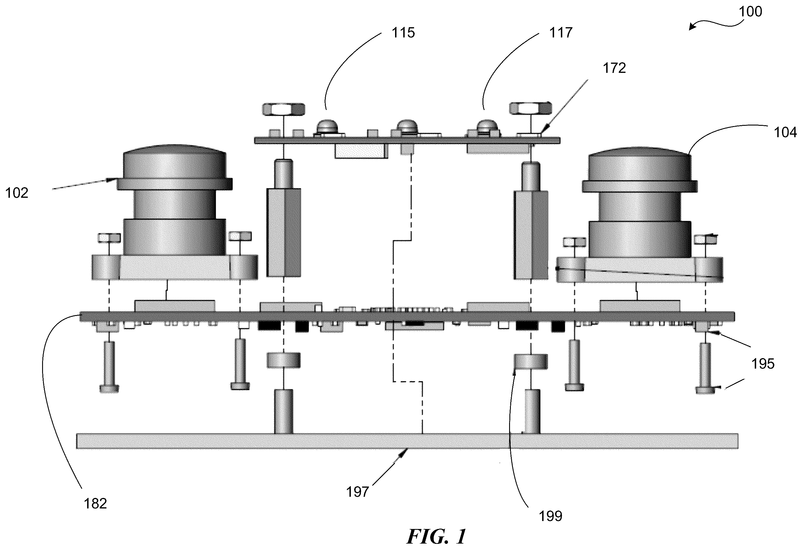 Patent US12556674 — Augmented reality with motion sensing — Figure 1