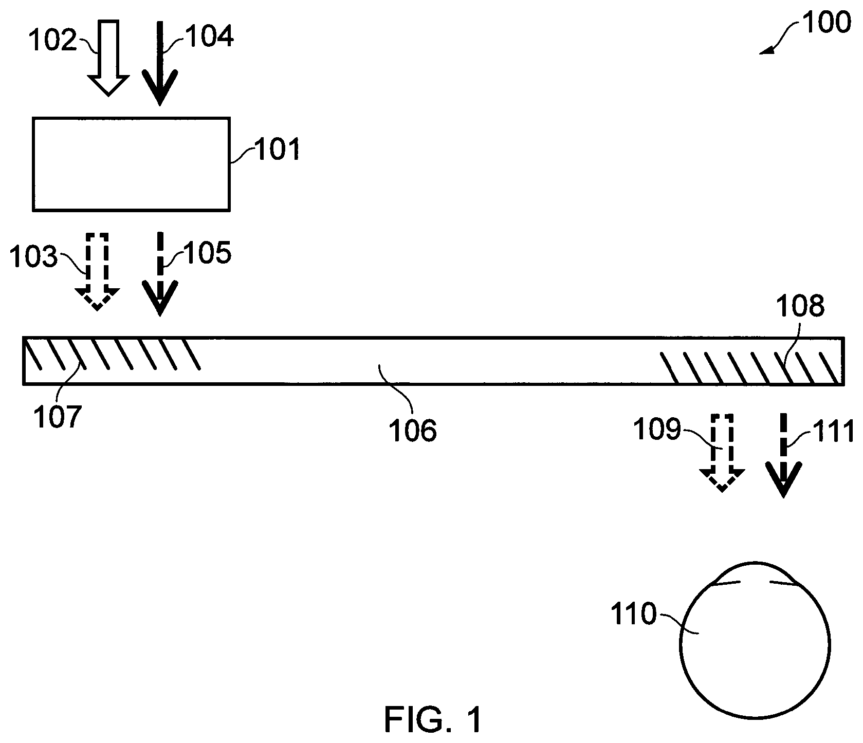 Patent US12562004 Figure 1 – Apparatus for a near-eye display