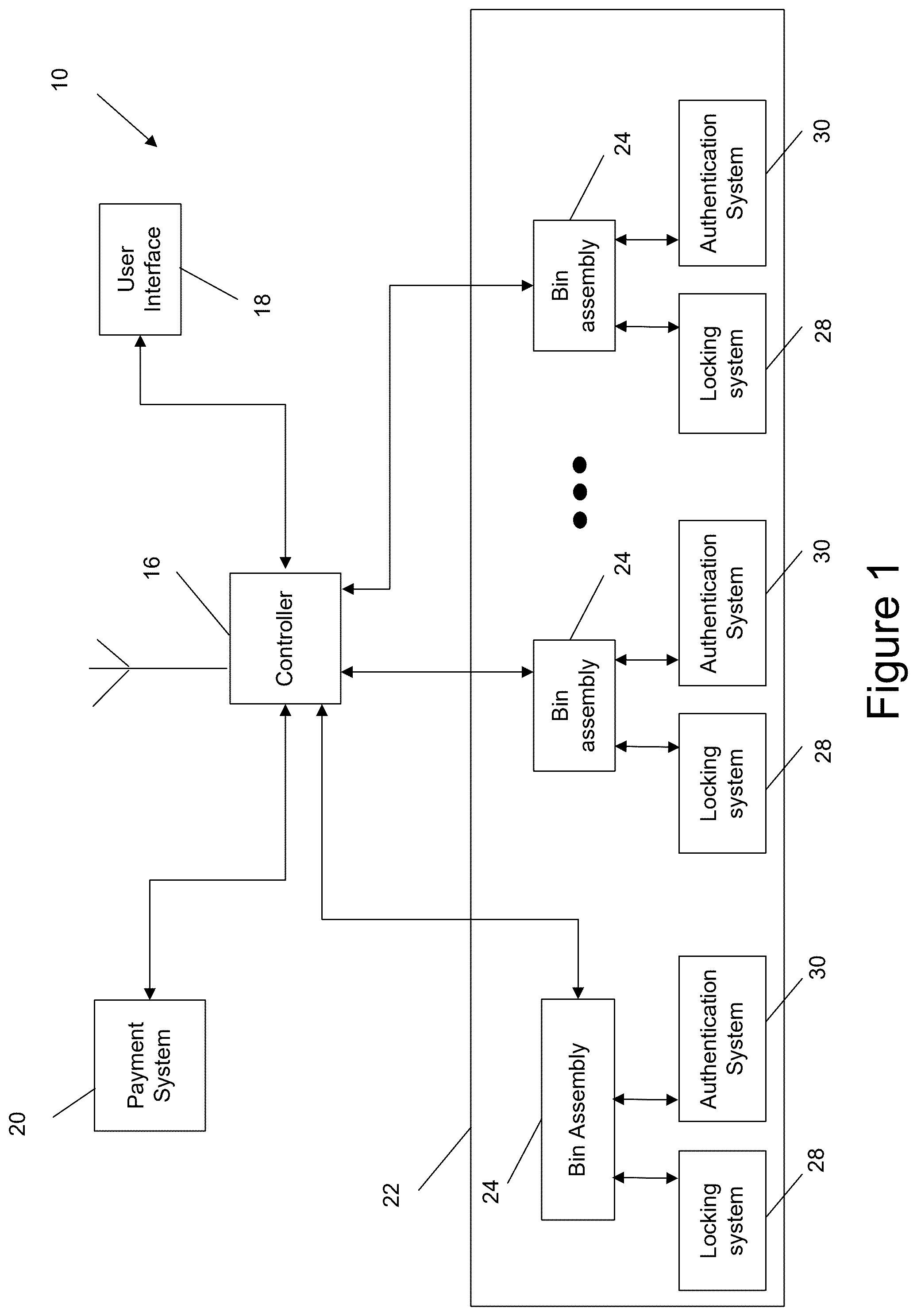 Patent US12562020 — Vending machine system — Figure 1