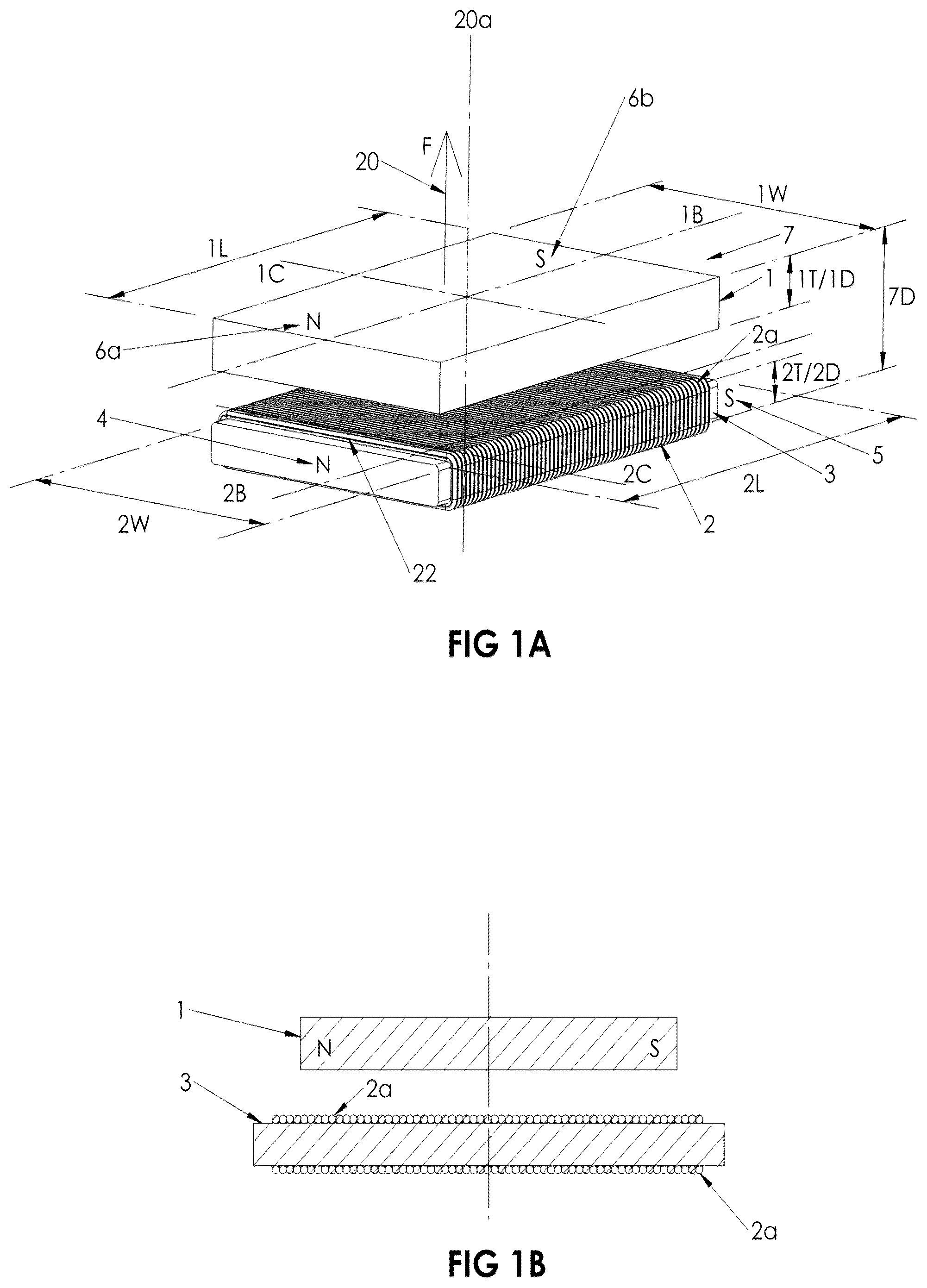 Patent US12562038 Figure 1 – Haptic transducer devices and associated apparatuses, systems and methods