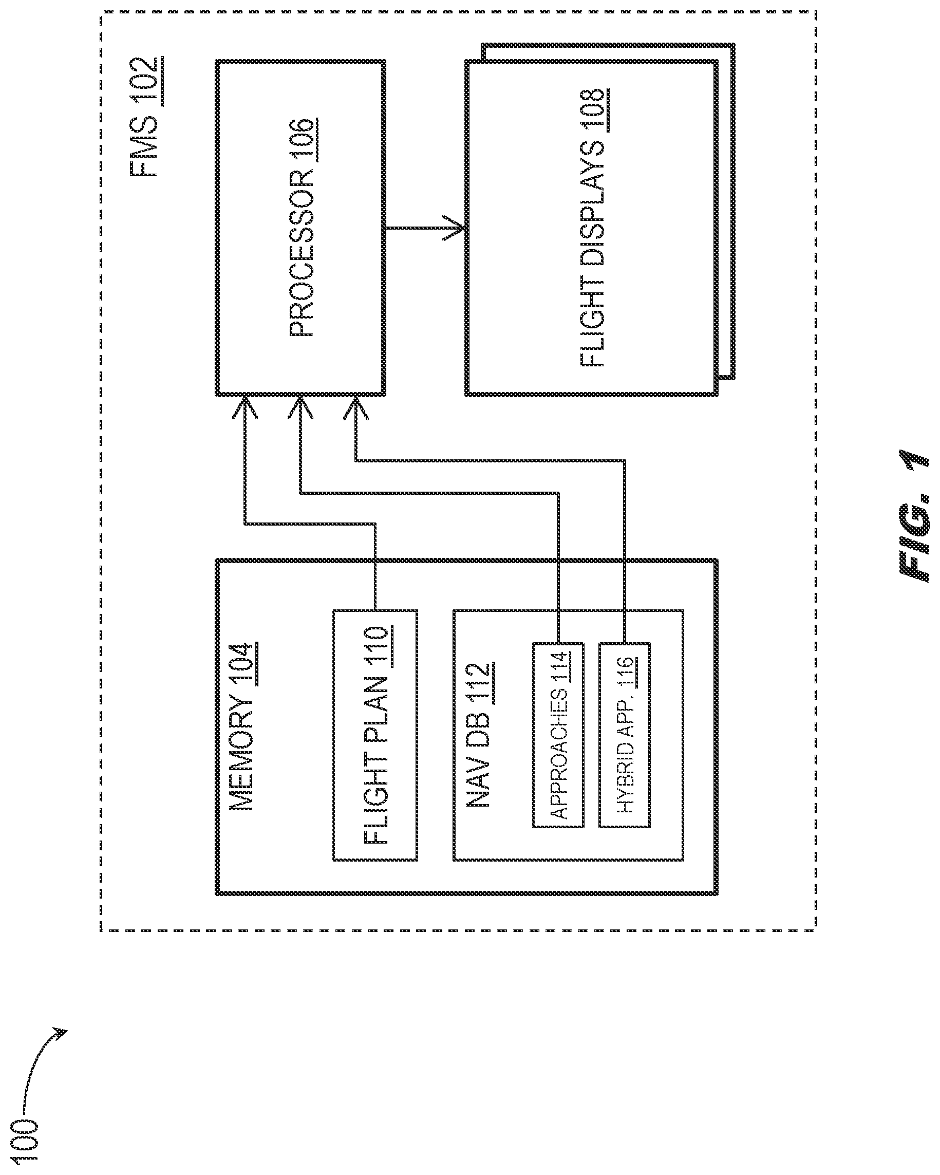 Patent US12562066 — System and method for enhancing pilot situational awareness for hybrid approach procedure sets — Figure 1