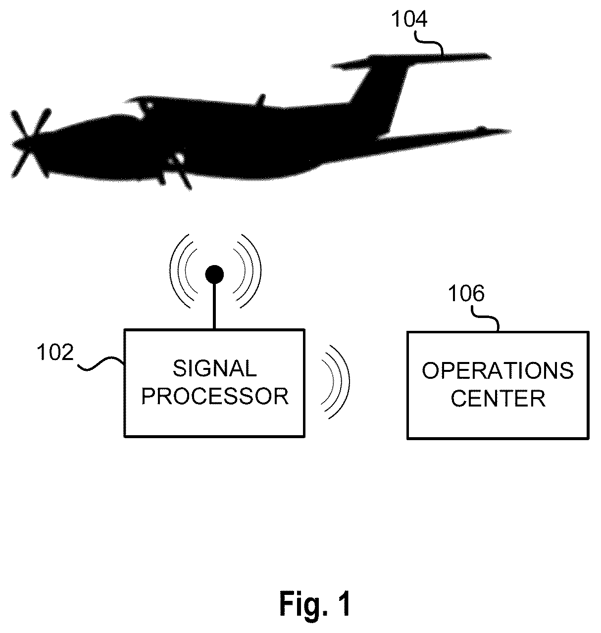 Patent US12562070 — Systems and methods for tracking aircraft — Figure 1