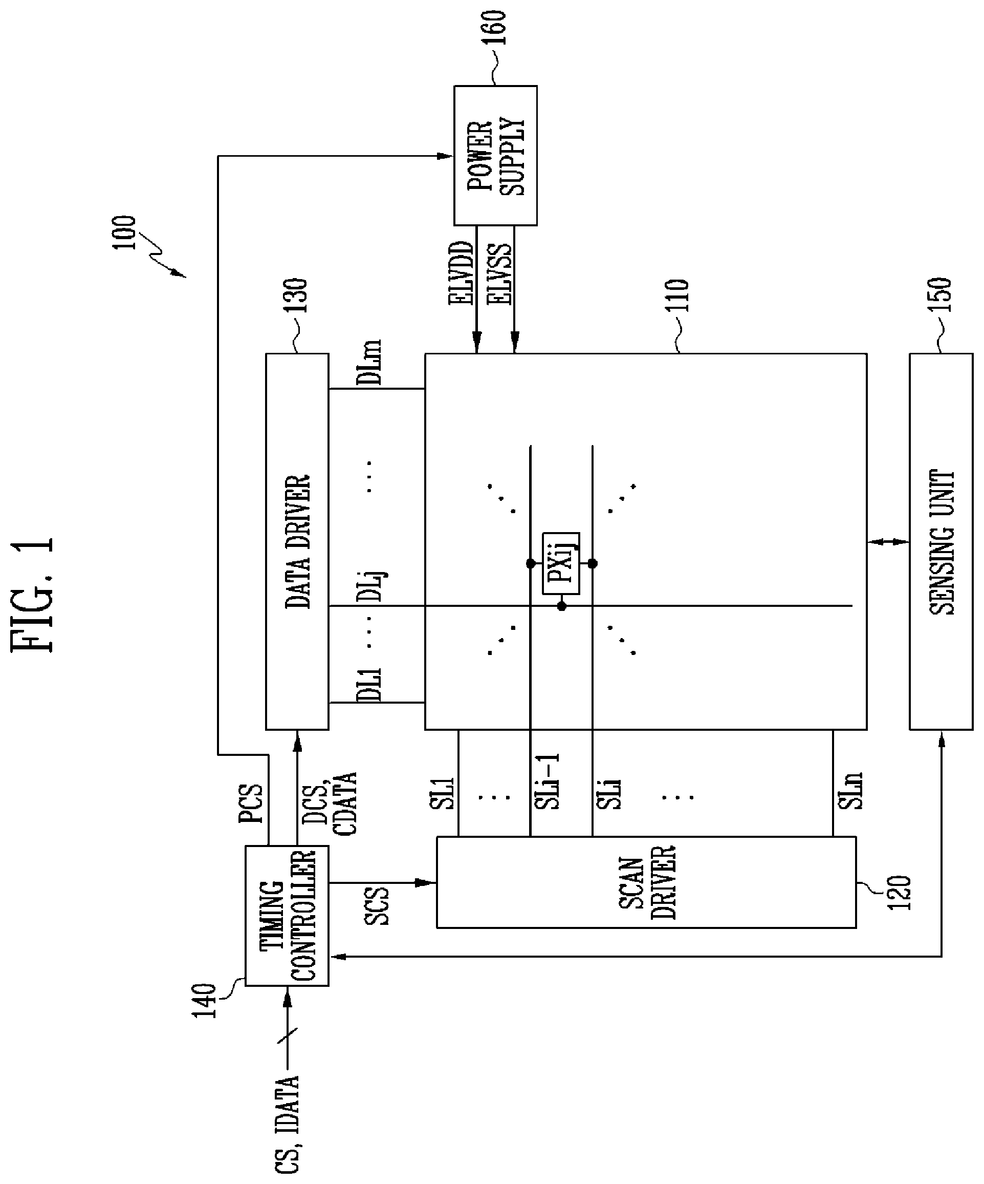 Patent US12562091 Figure 1 – Display device including a dummy pixel circuit in a non-display area and driving method for the same