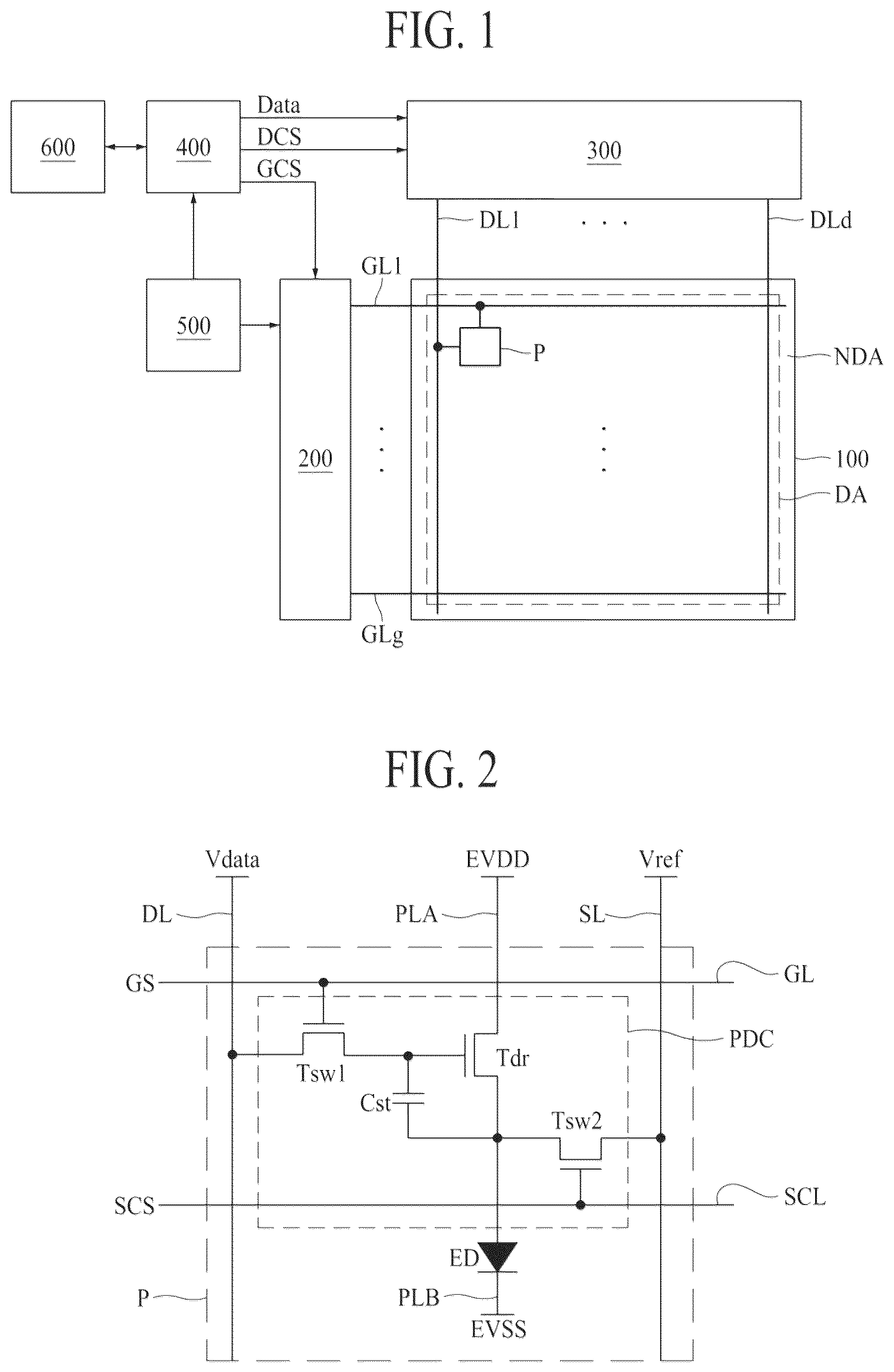 Patent US12562121 — Light emitting display apparatus — Figure 1