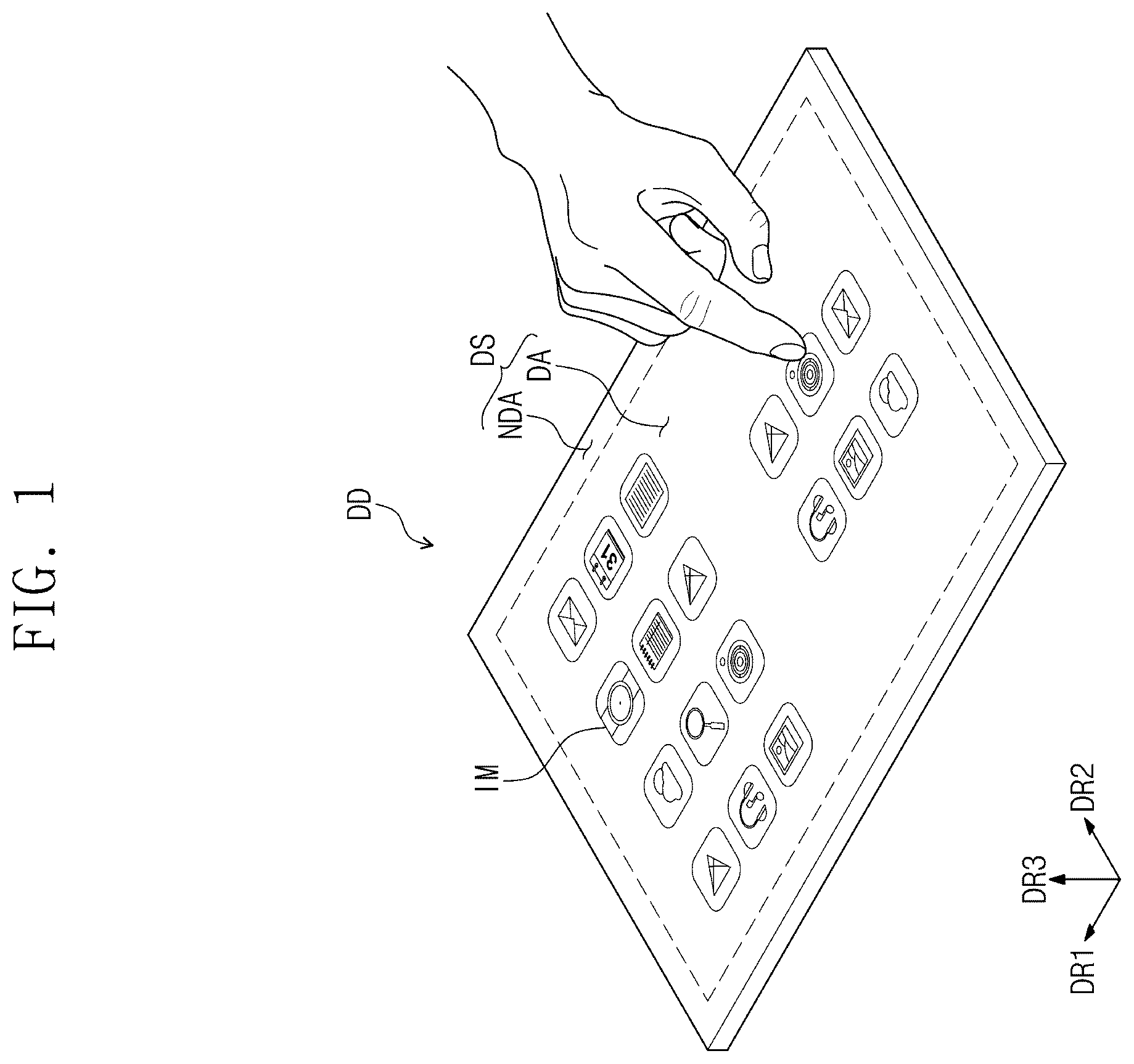 Patent US12562123 — Display device — Figure 1