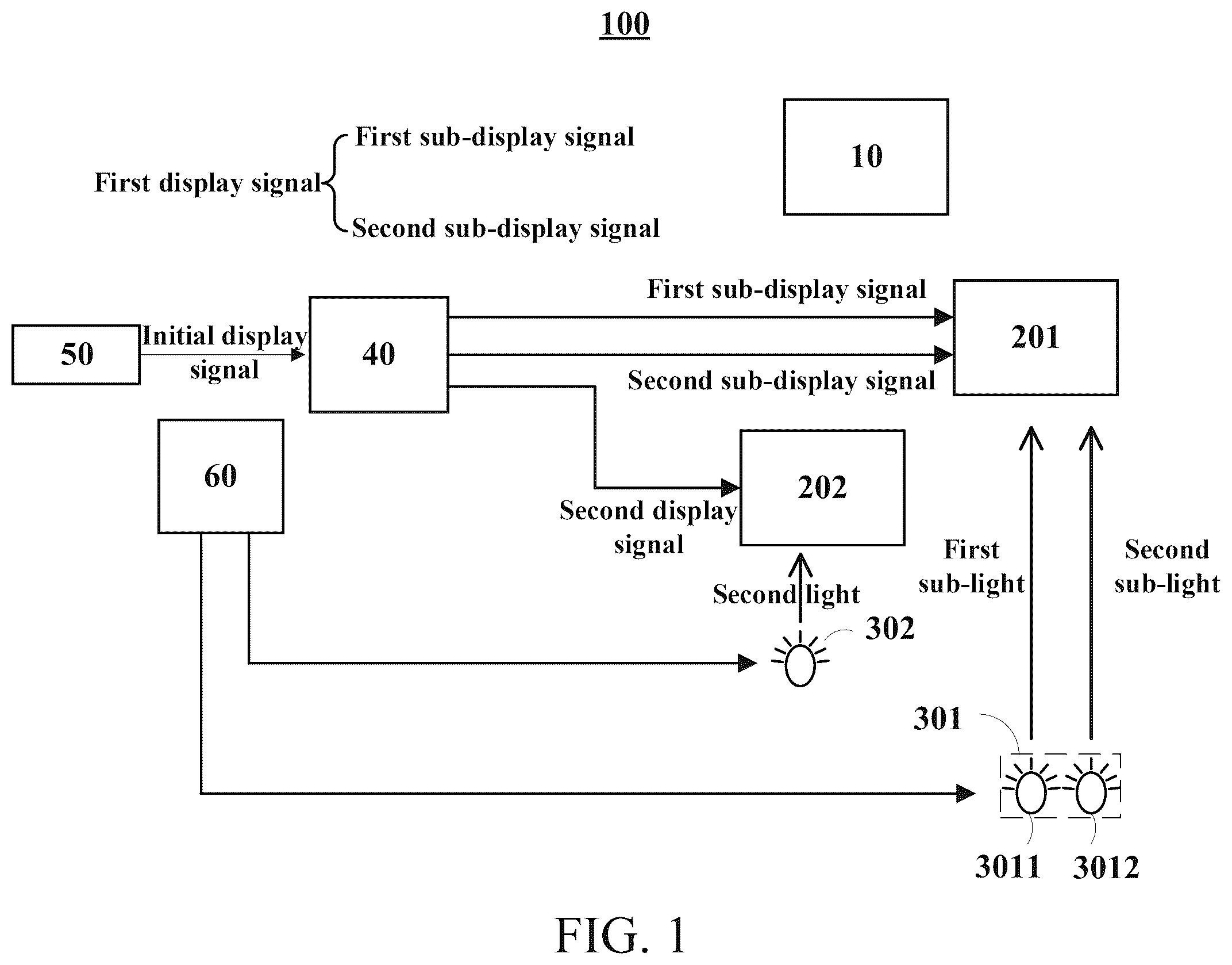 Patent US12562133 Figure 1 – Display device and driving method thereof