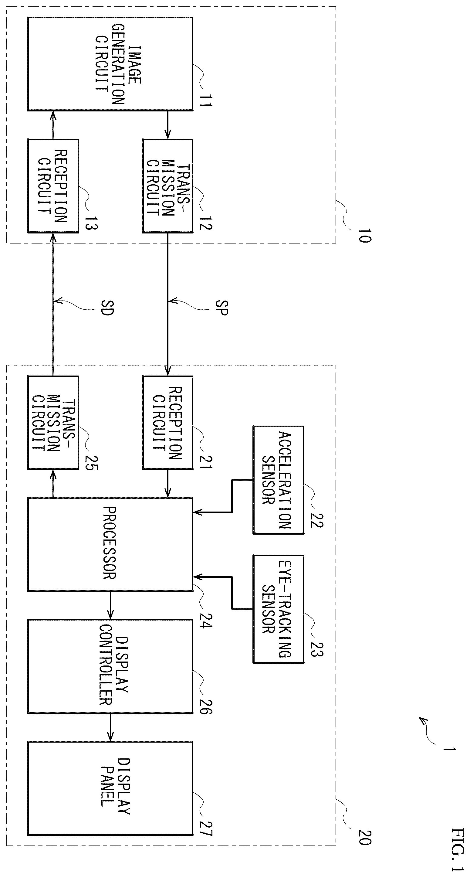 Patent US12562141 — Display device, display system, and display driving method — Figure 1