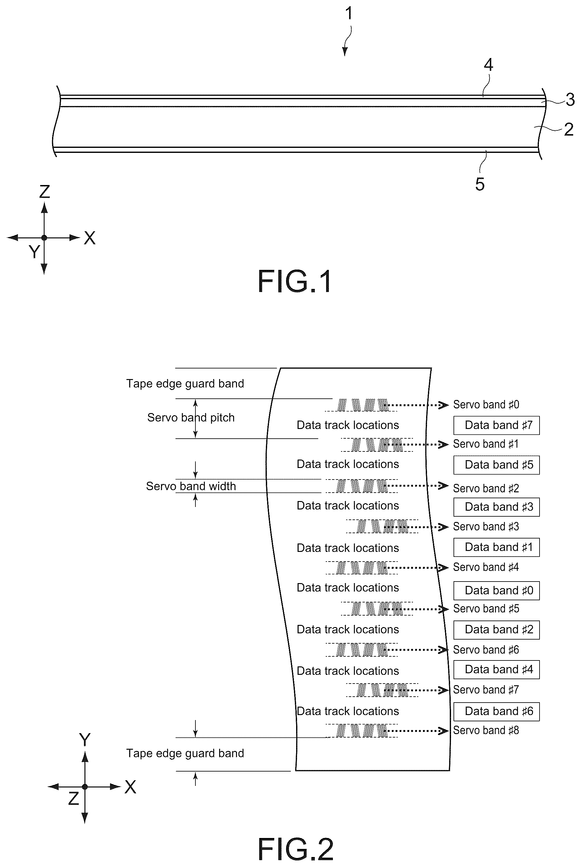 Patent US12562188 — Servo reproduction apparatus, servo reproduction head, reproduction head, and method of producing a magnetic tape — Figure 1