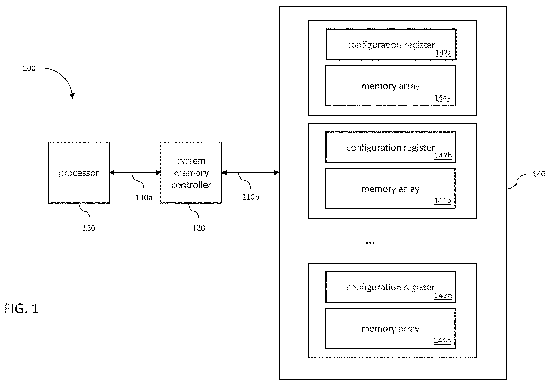 Patent US12562206 — Methods and apparatus for dynamically adjusting performance of partitioned memory — Figure 1