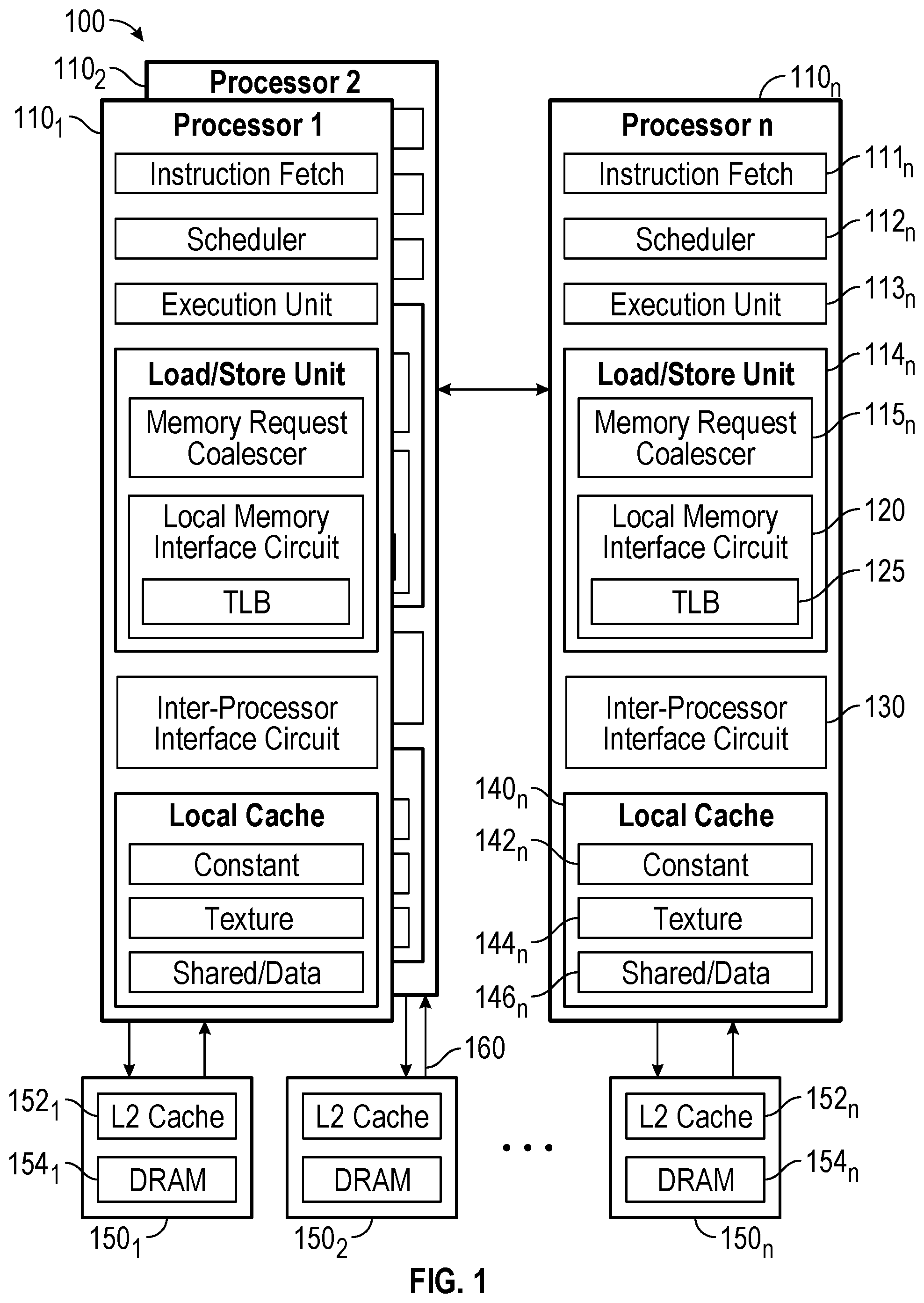 Patent US12562215 — Providing orthogonal subarrays in a dynamic random access memory — Figure 1