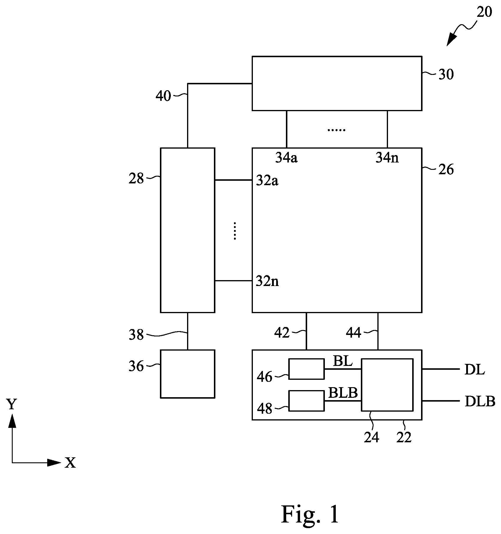 Patent US12562216 — Circuit with swept voltage on bit line or bit line bar — Figure 1