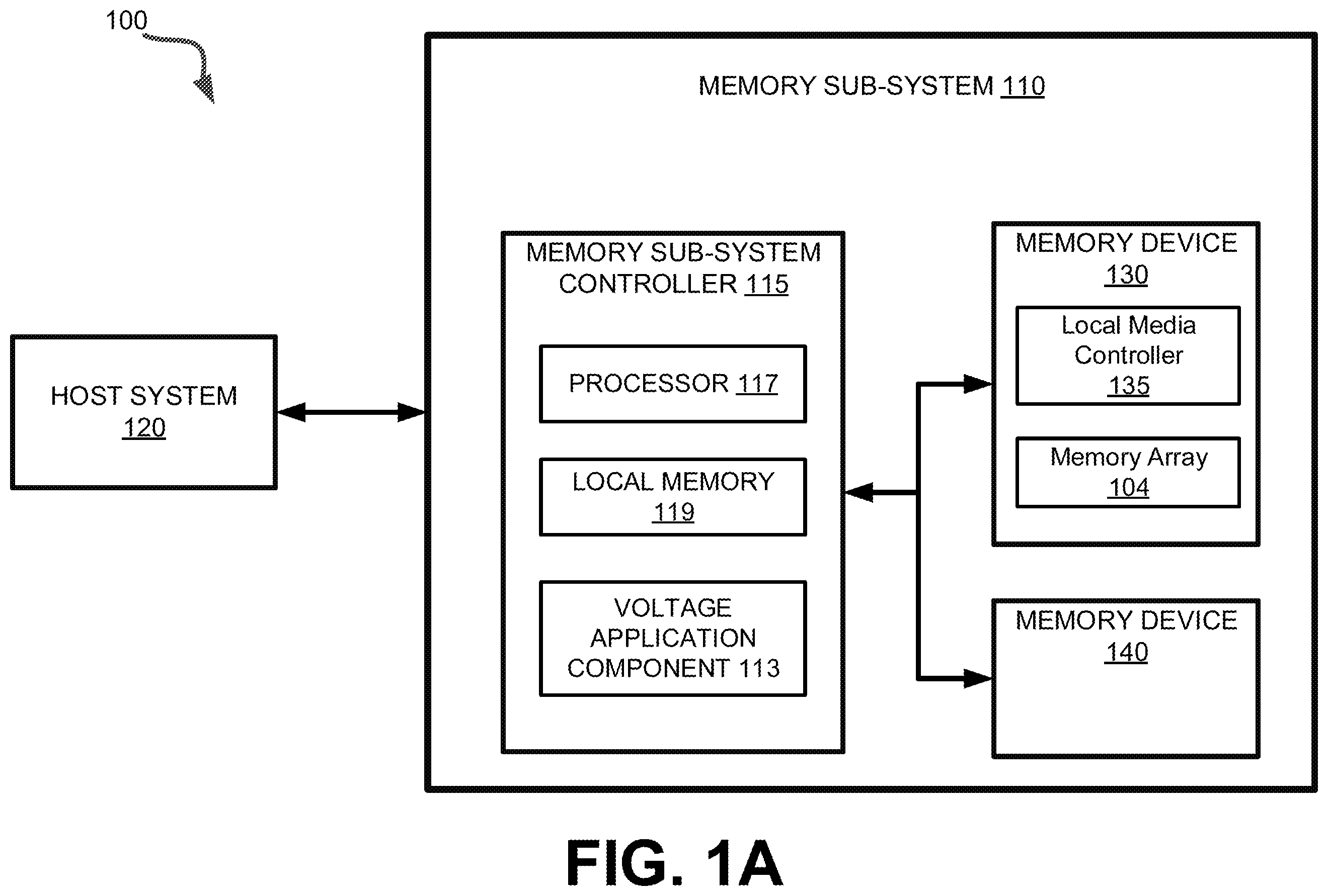 Patent US12562227 Figure 1 – Voltage regulator supply for independent wordline reads