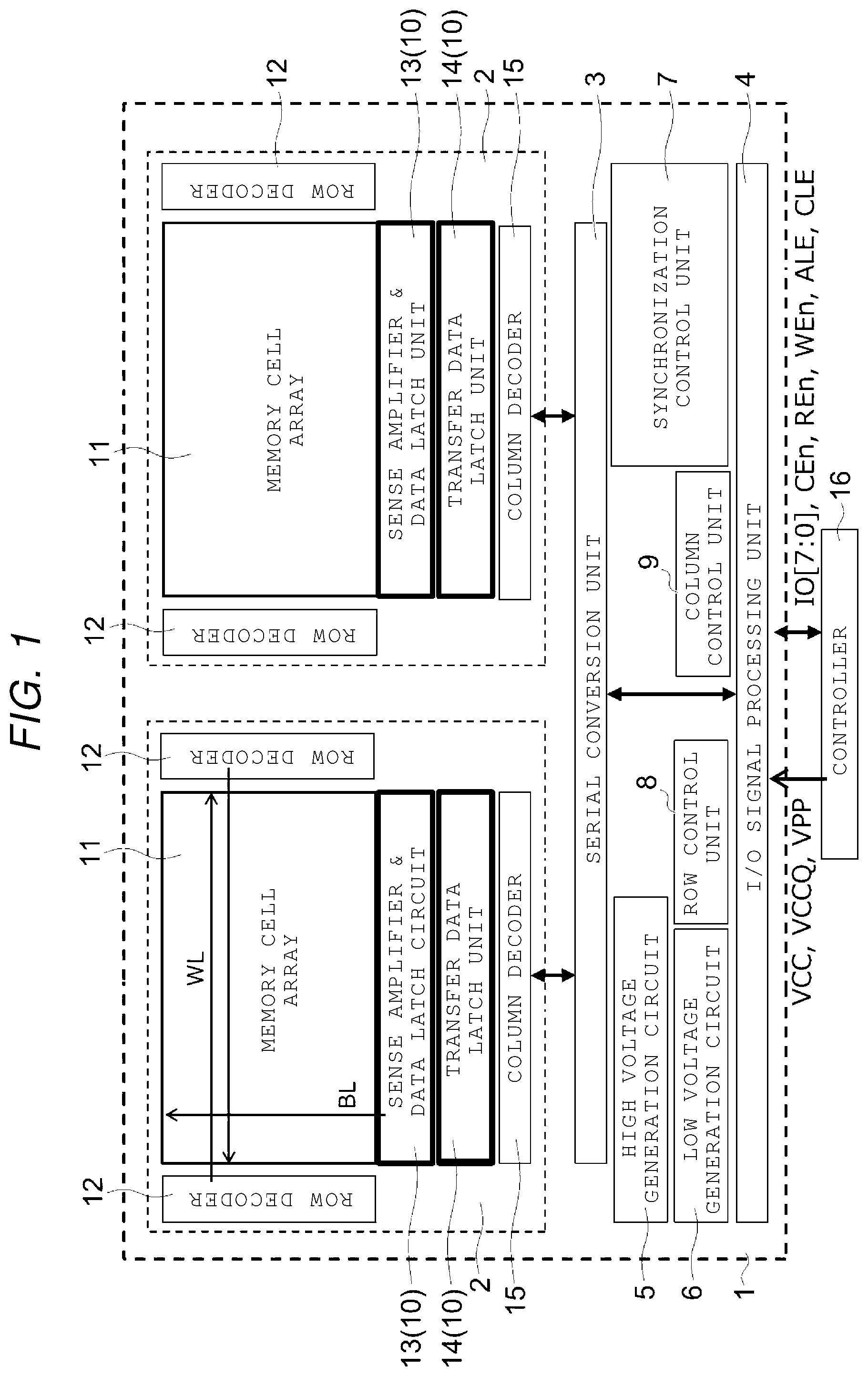 Patent US12562228 — Data latch circuit and semiconductor storage device — Figure 1