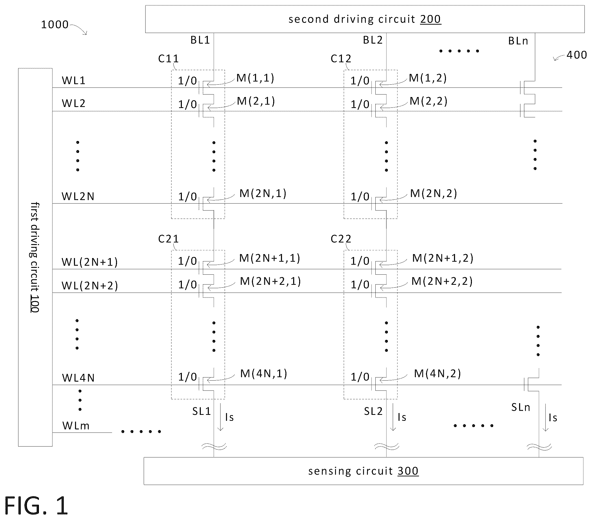 Patent US12562230 — Memory device with high content density and encoding method thereof — Figure 1