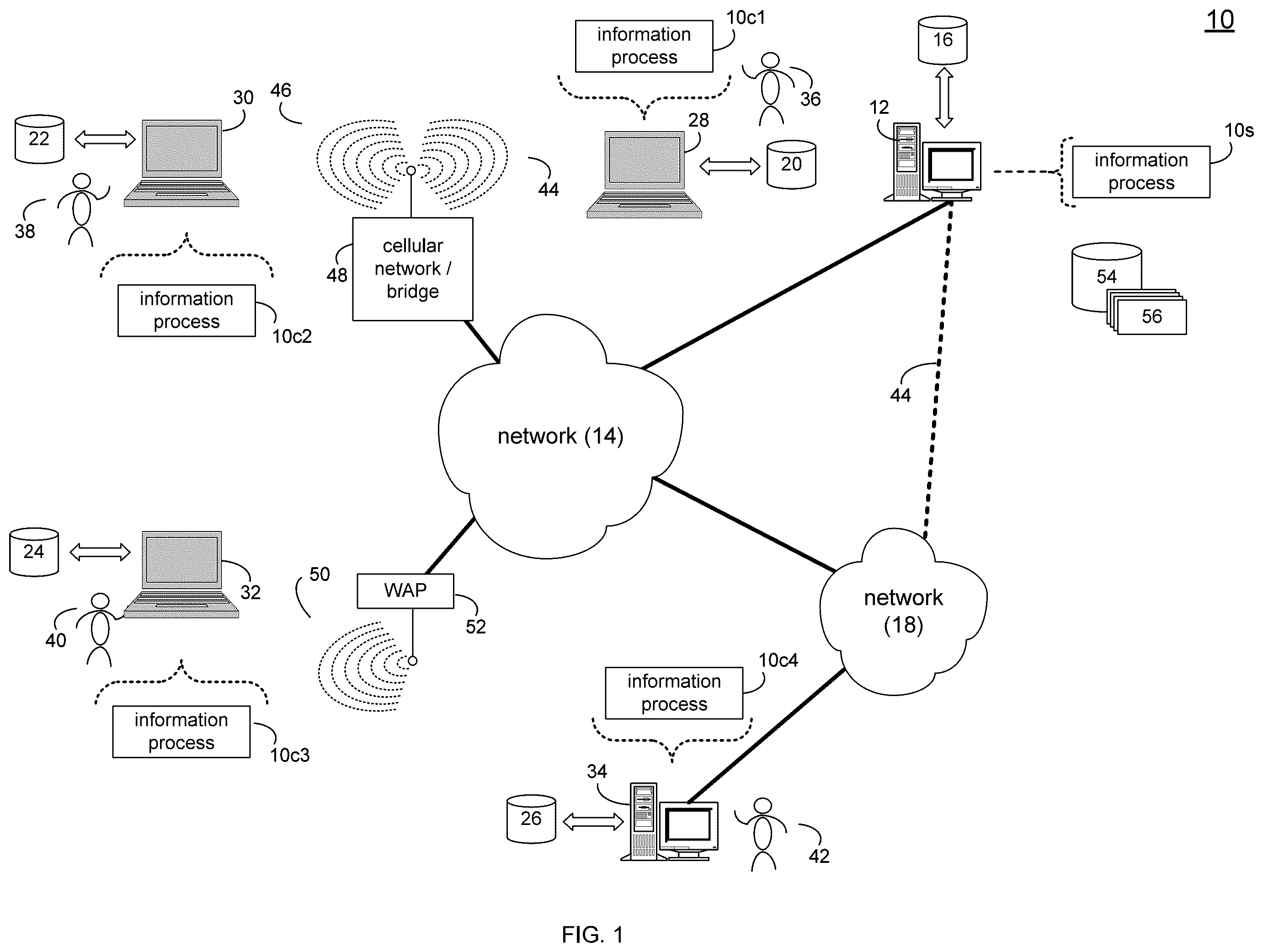 Patent US12562266 — Information management system and method for monitoring and categorizing audible alarms — Figure 1