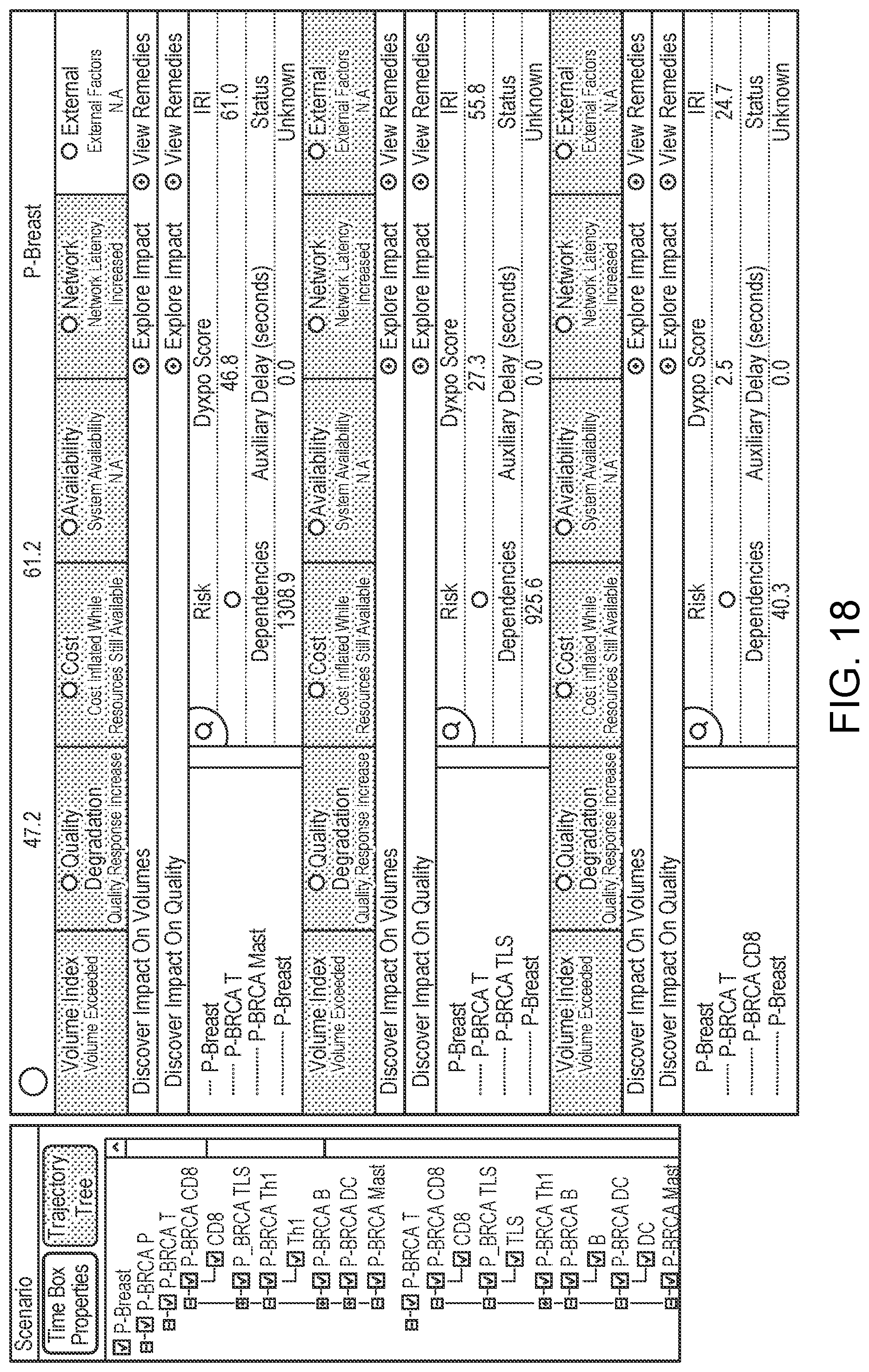 Patent US12562281 Figure 18 – Predictive risk assessment in patient and health modeling