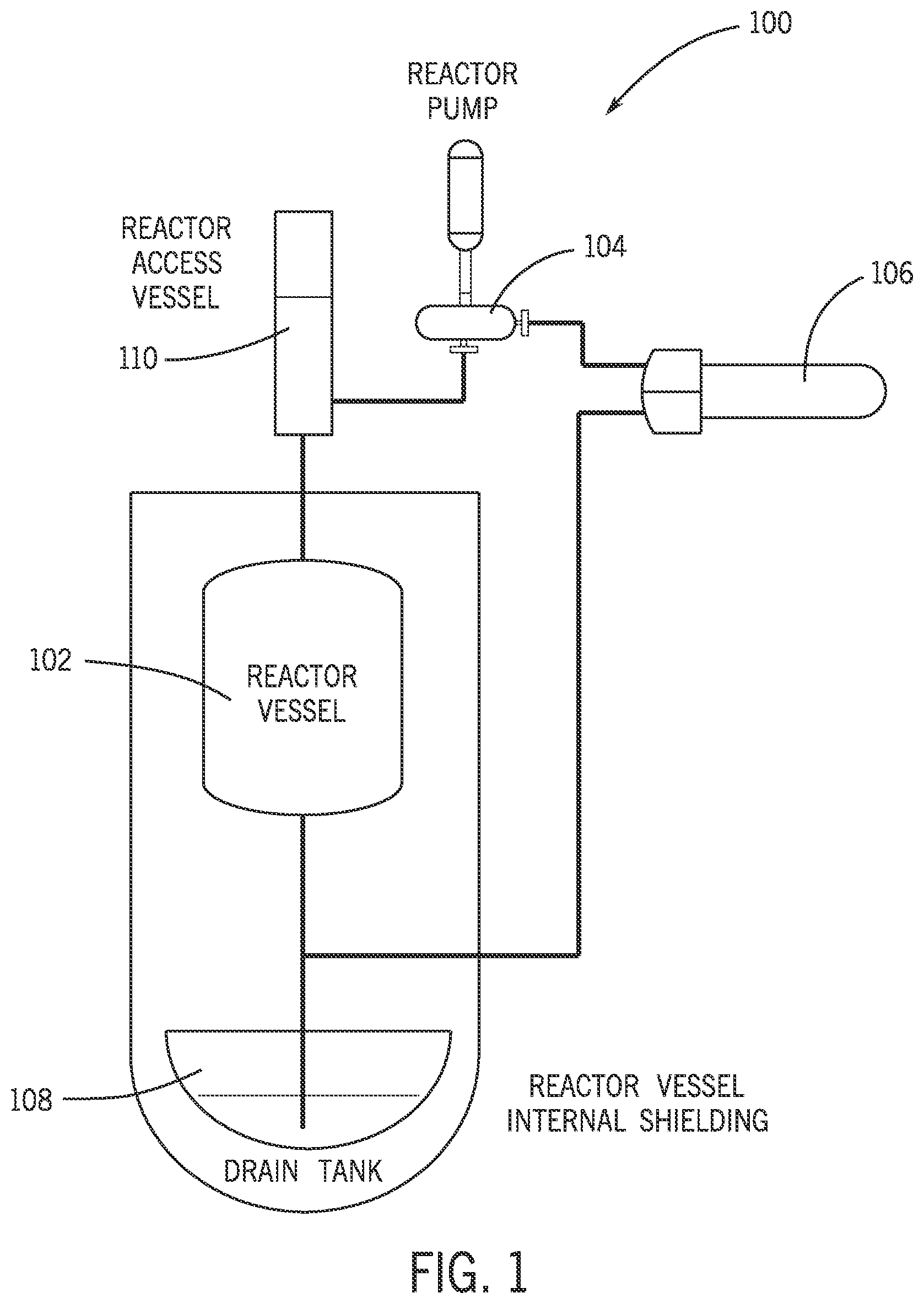 Patent US12562289 Figure 1 – Fission product trap for salt pipe and pump shaft seals and methods of use thereof