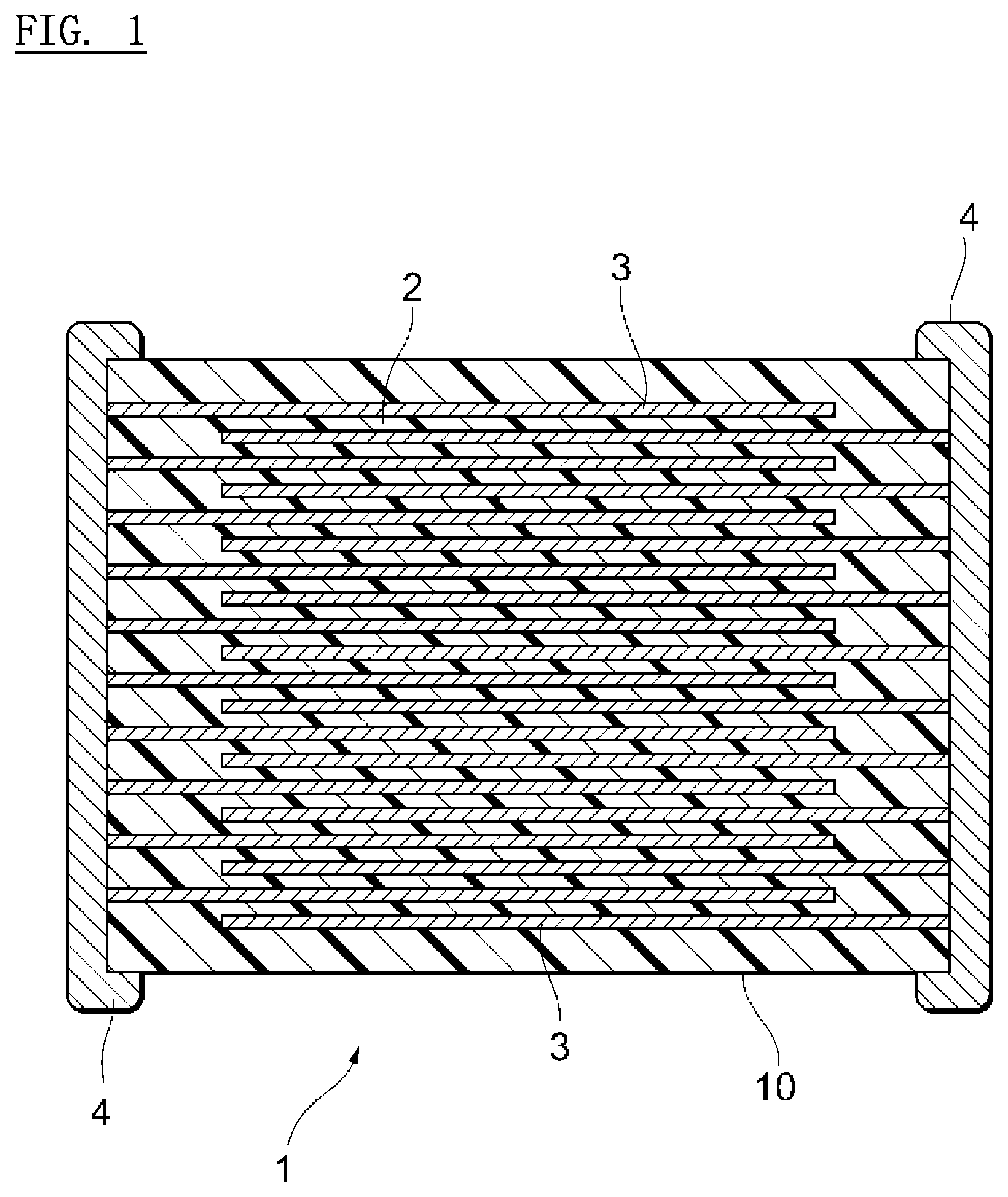 Patent US12562293 — Dielectric composition and electronic component — Figure 1