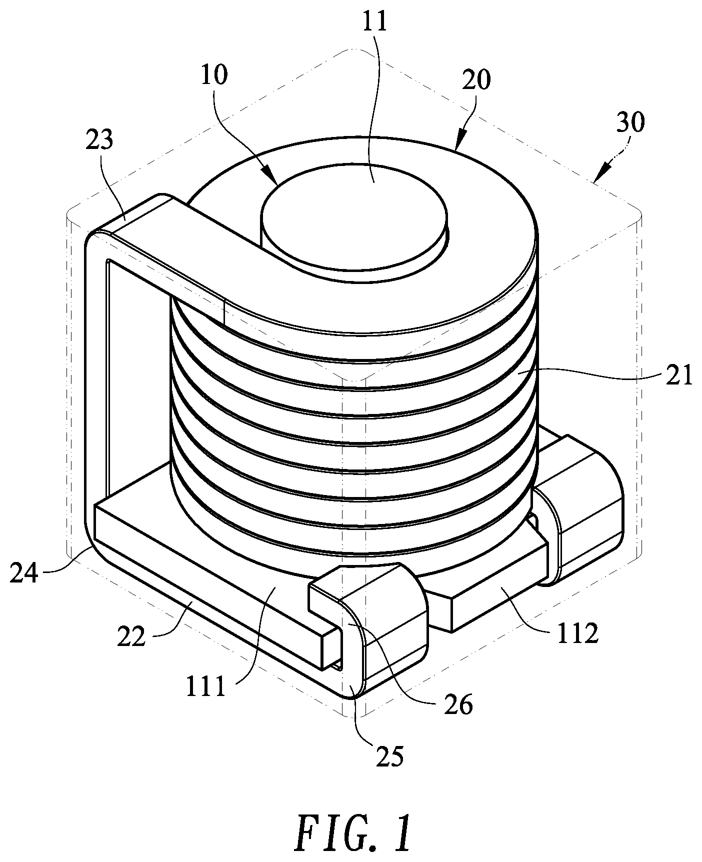 Patent US12562300 — Low-loss inductor and manufacturing method thereof — Figure 1