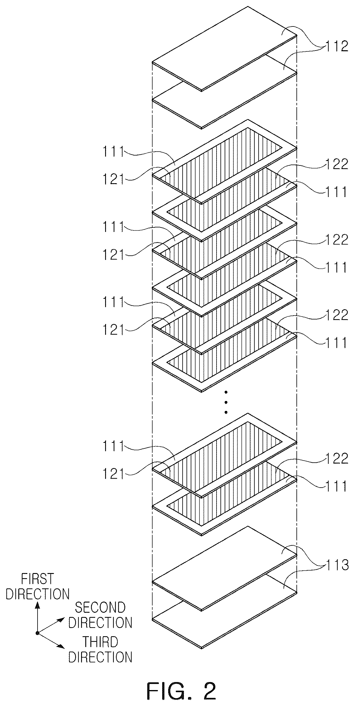 Patent US12562313 Figure 2 – Multilayer electronic component