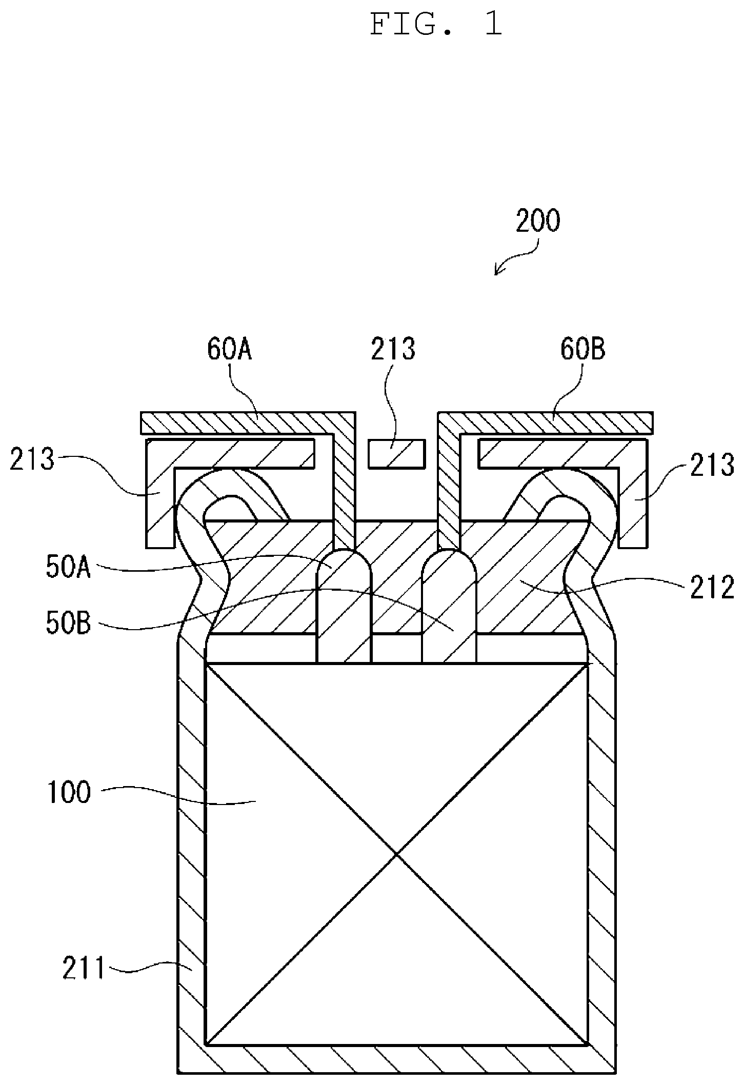 Patent US12562317 — Electrolytic capacitor and liquid component for electrolytic capacitor — Figure 1