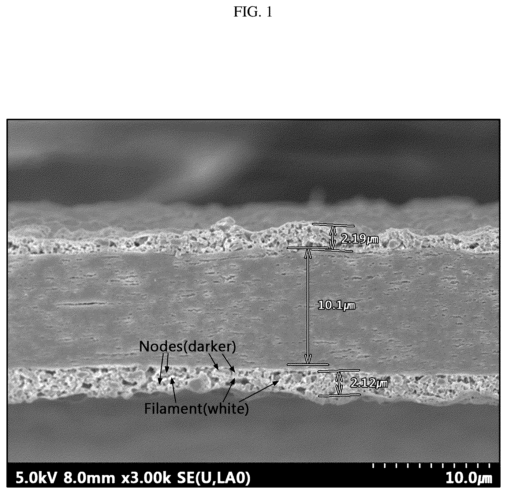 Patent US12562319 — Separator for electrochemical device and method for manufacturing the same — Figure 1