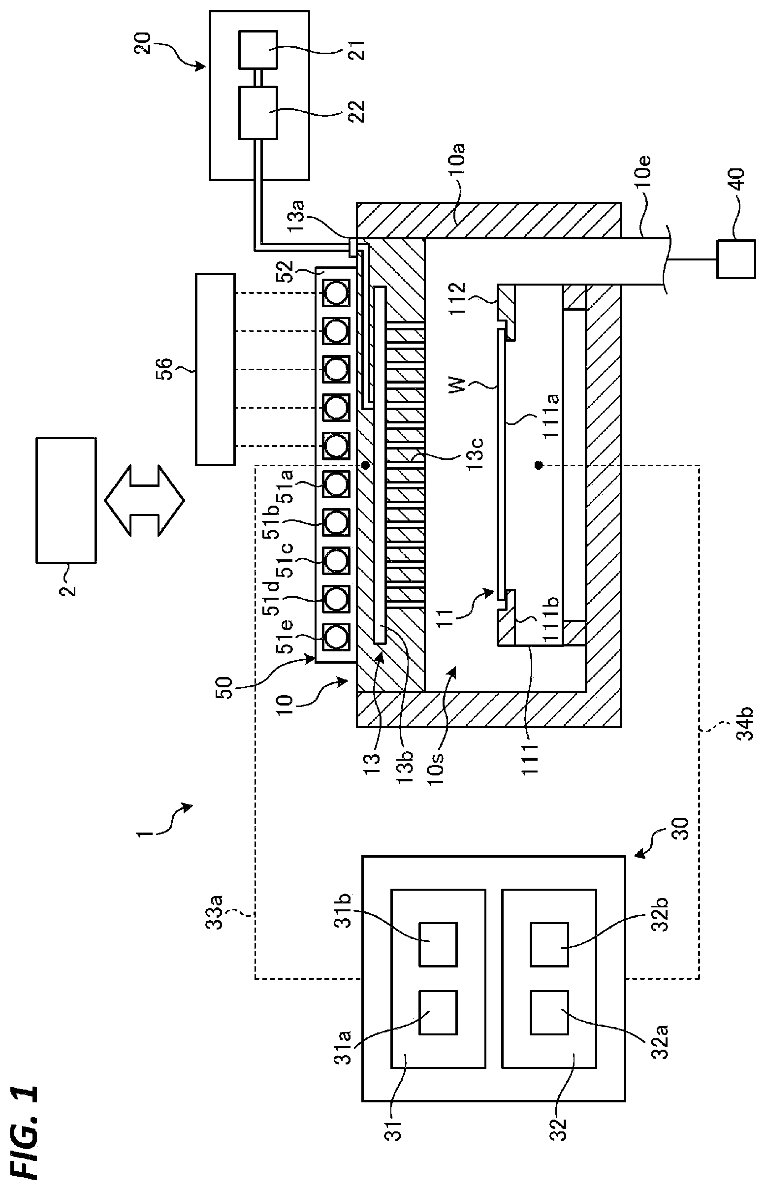 Patent US12562352 — Prediction method and information processing apparatus for predicting the process result in a plasma etching process — Figure 1
