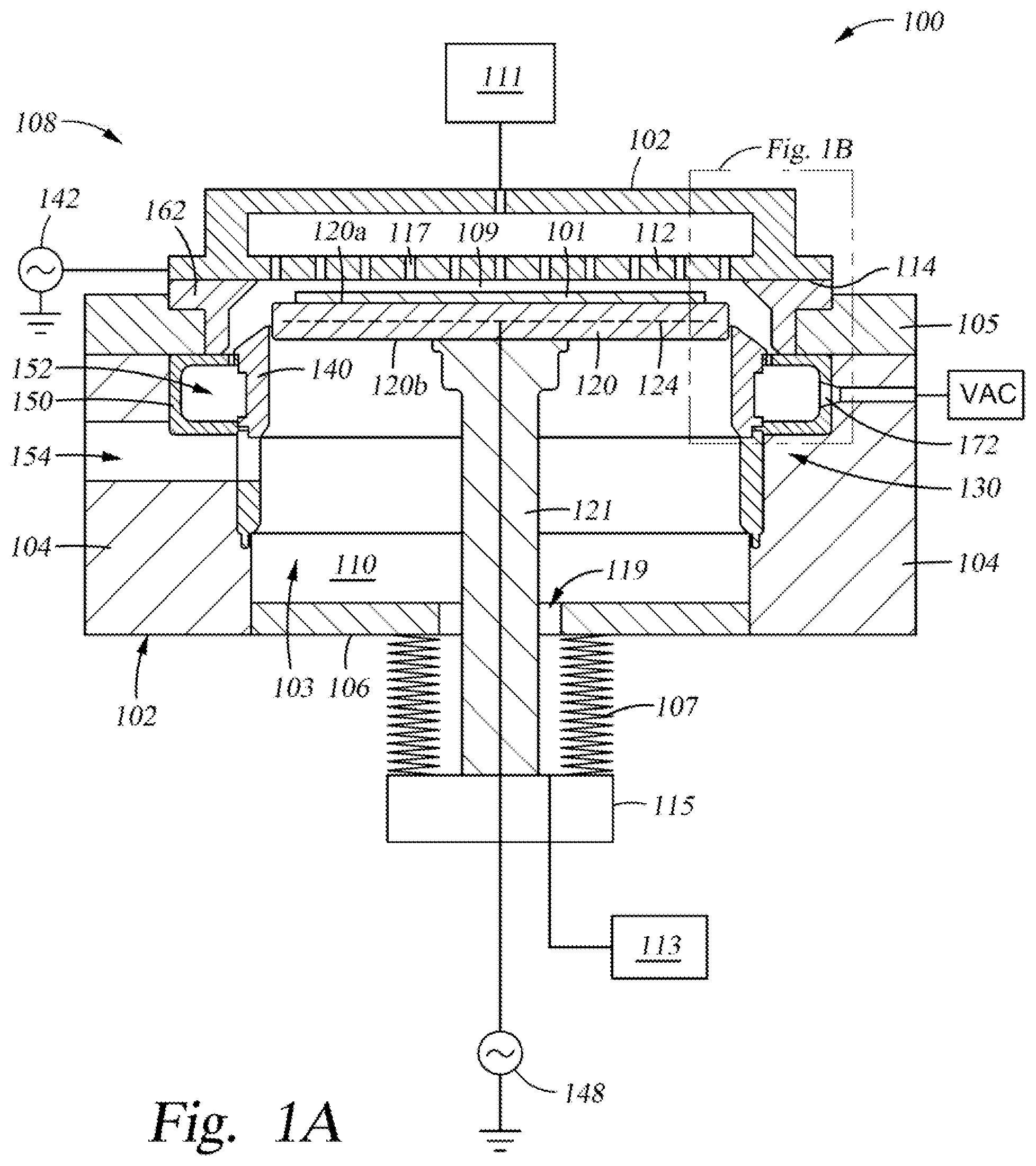 Patent US12562355 — Isolator for processing chambers — Figure 1