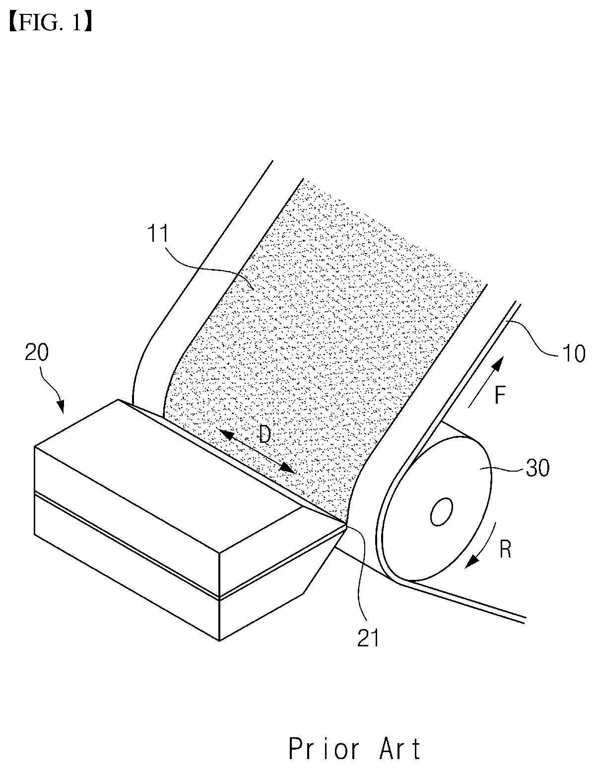 Patent US12562364 — Electrode slurry coating system capable of controlling the flow rate of electrode slurry and electrode slurry coating method using the same — Figure 1