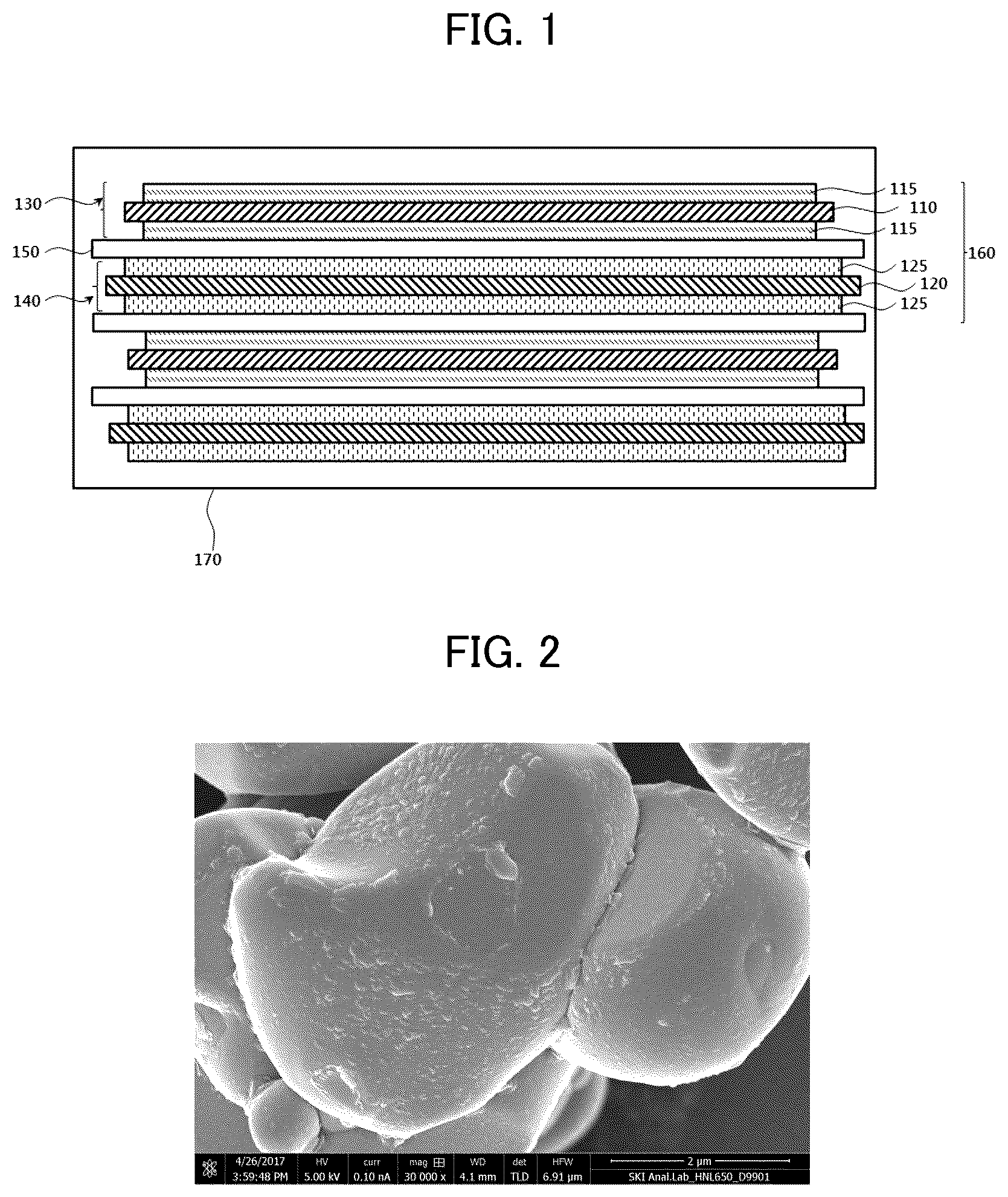 Patent US12562372 — Lithium secondary battery and method of manufacturing the same — Figure 1