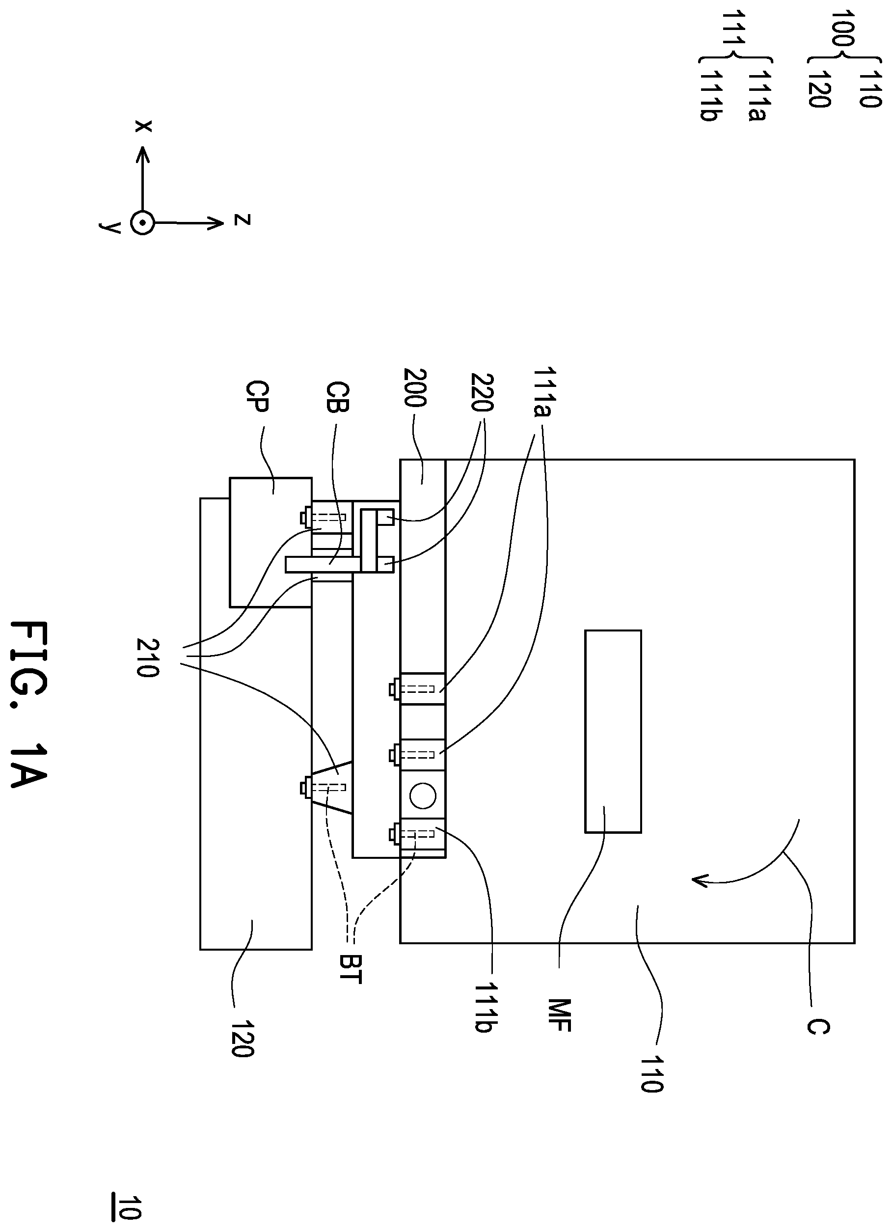 Patent US12562396 — Fuel cell system structure — Figure 1