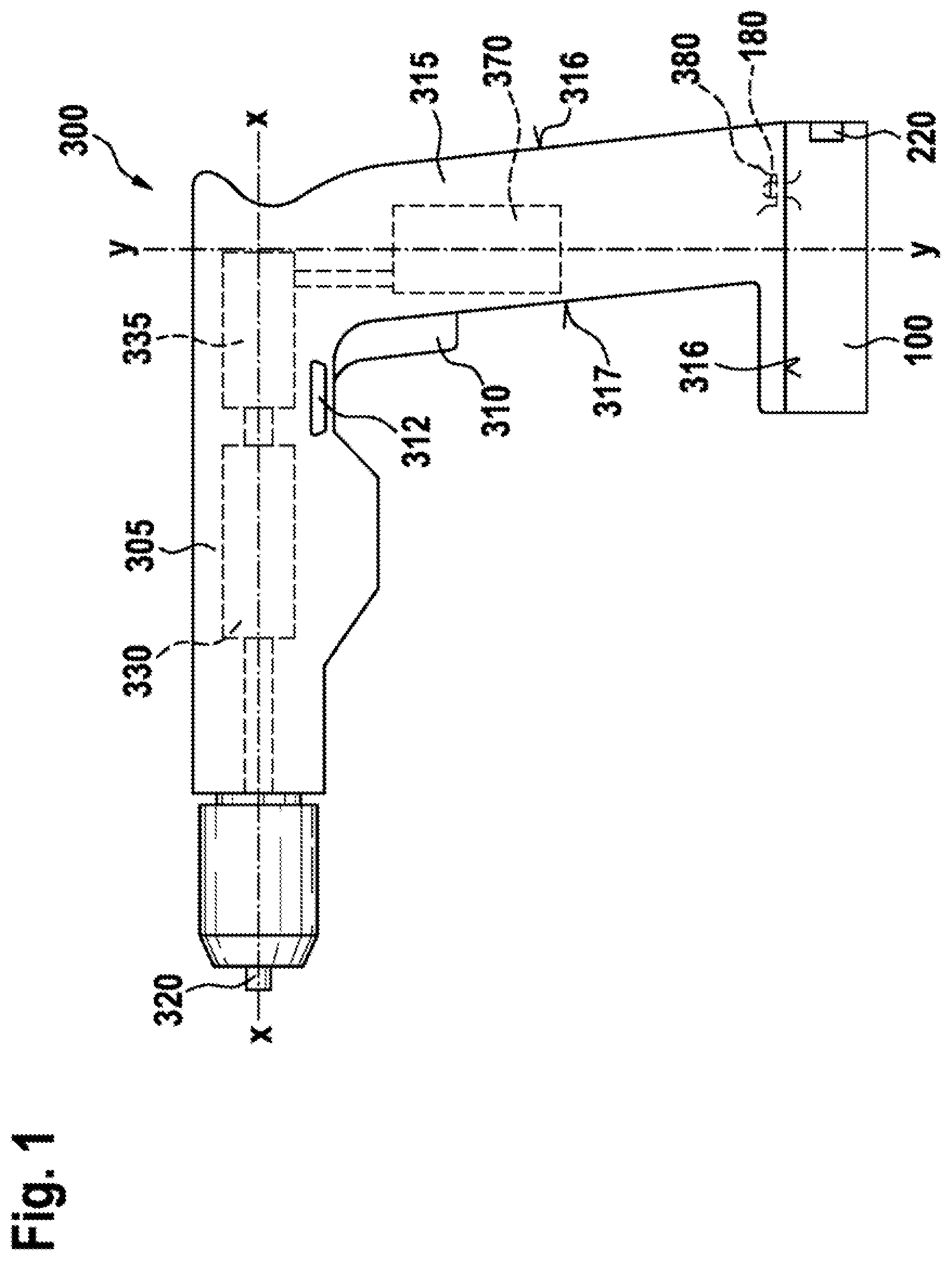 Patent US12562406 — Hand-held power tool and rechargeable battery pack for a hand-held power tool — Figure 1