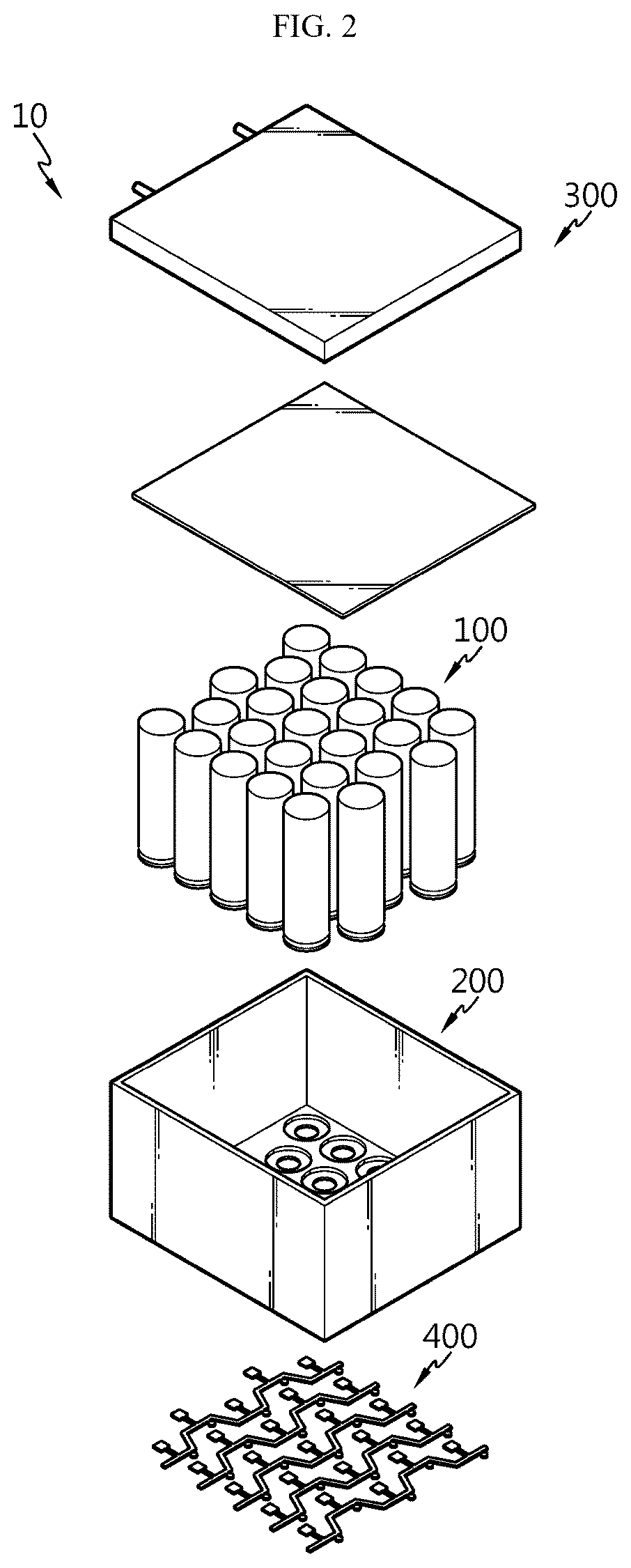 Patent US12562426 Figure 2 – Battery pack and vehicle including same