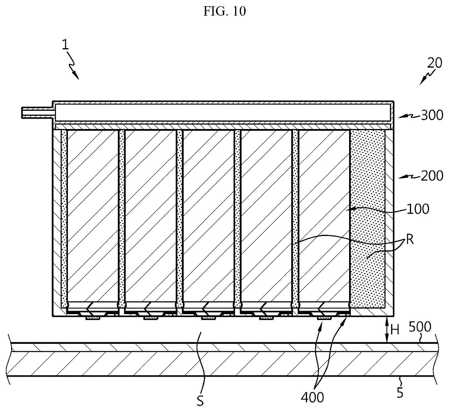 Patent US12562426 Figure 10 – Battery pack and vehicle including same