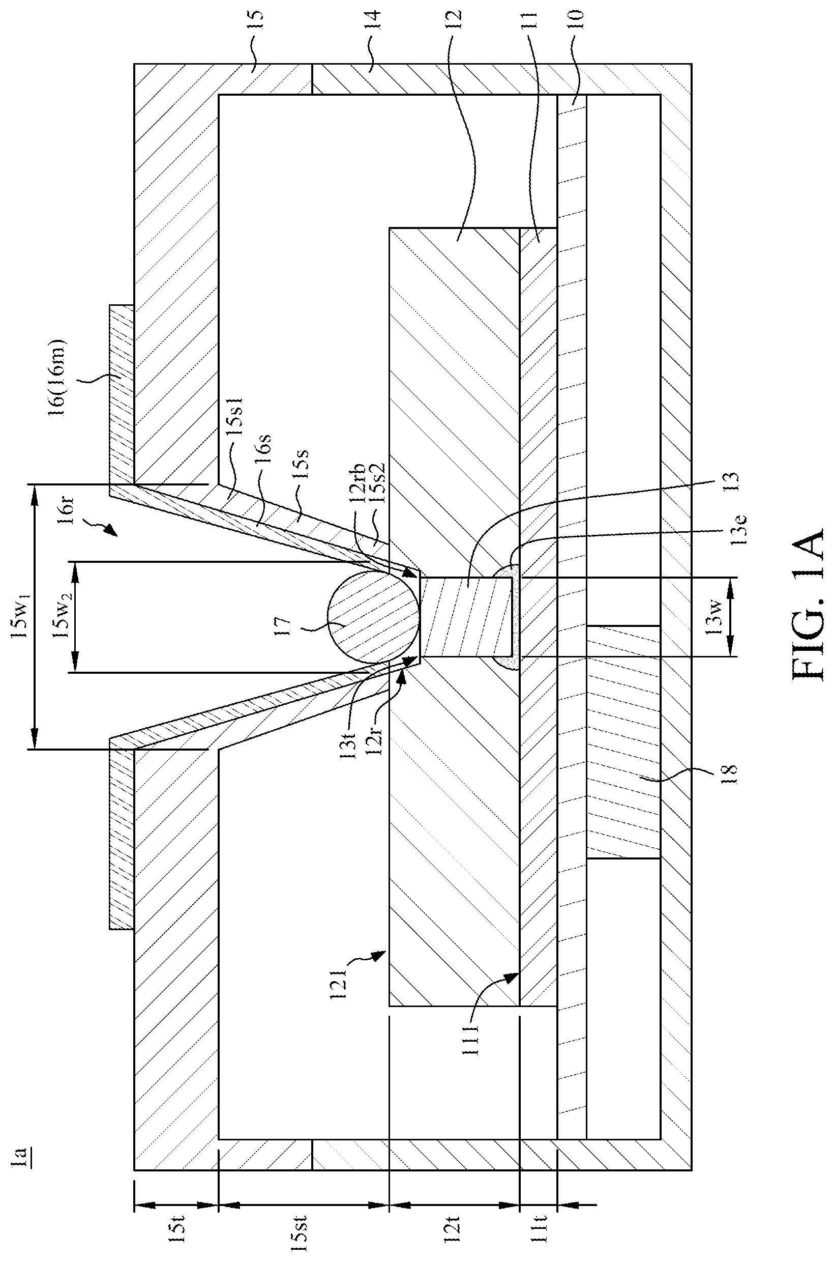 Patent US12562452 Figure 1 – Electronic device