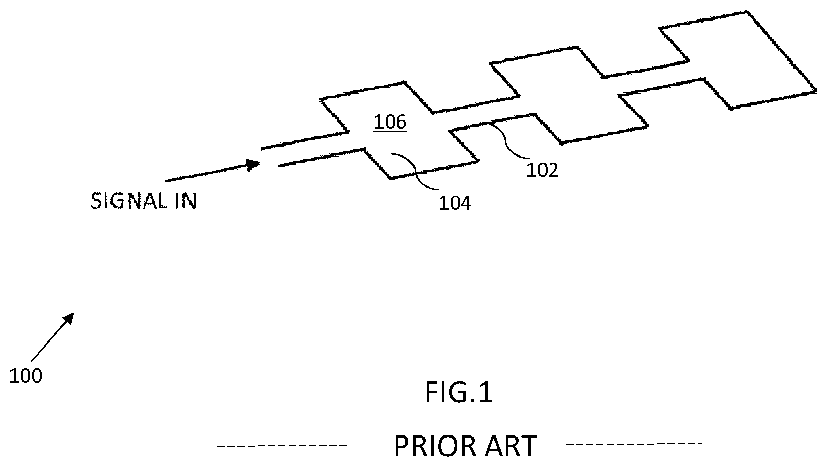 Patent US12562475 Figure 1 – Electronic scanning antenna