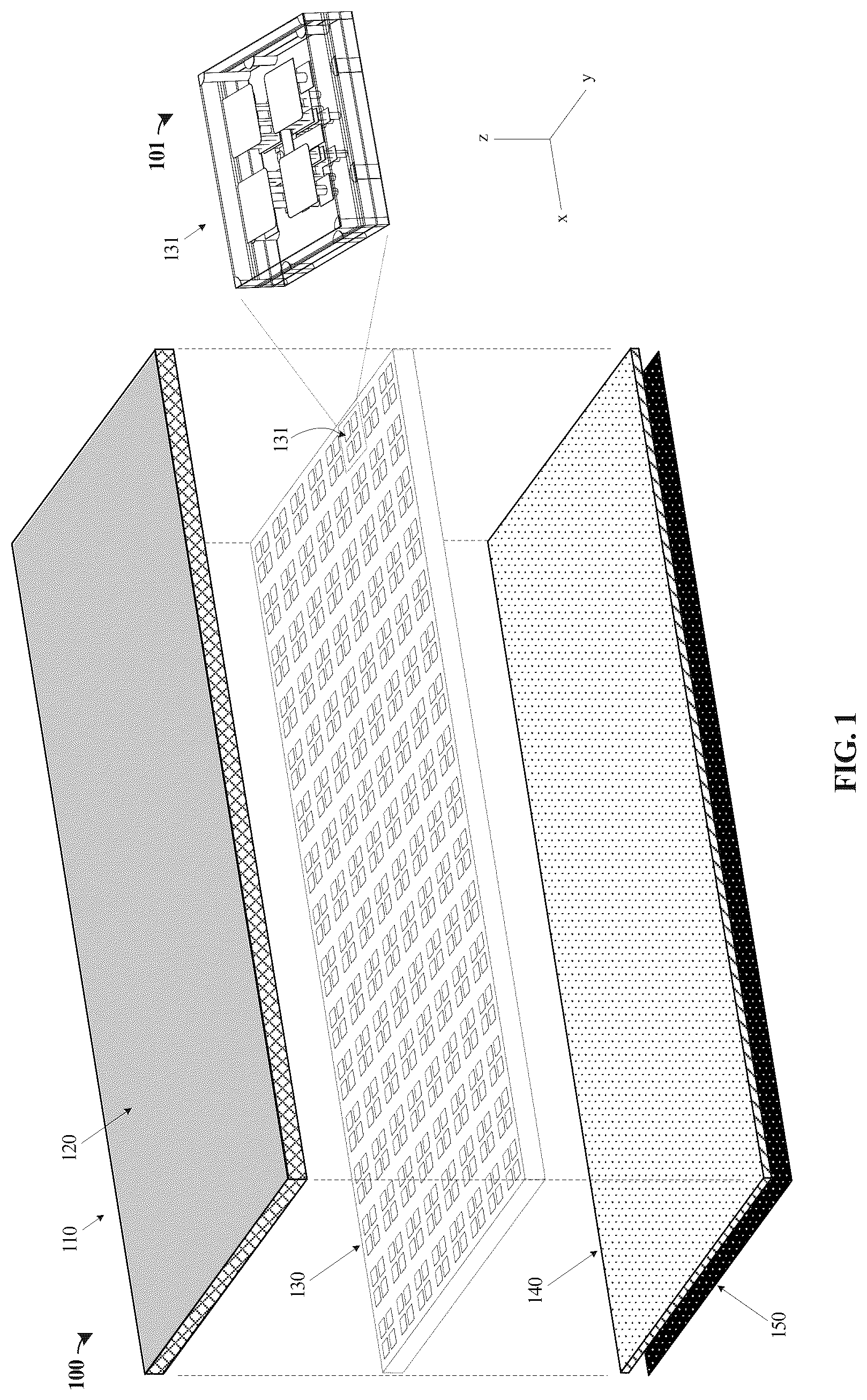 Patent US12562488 — Magneto-electric dipole antenna formed in layered stackup — Figure 1