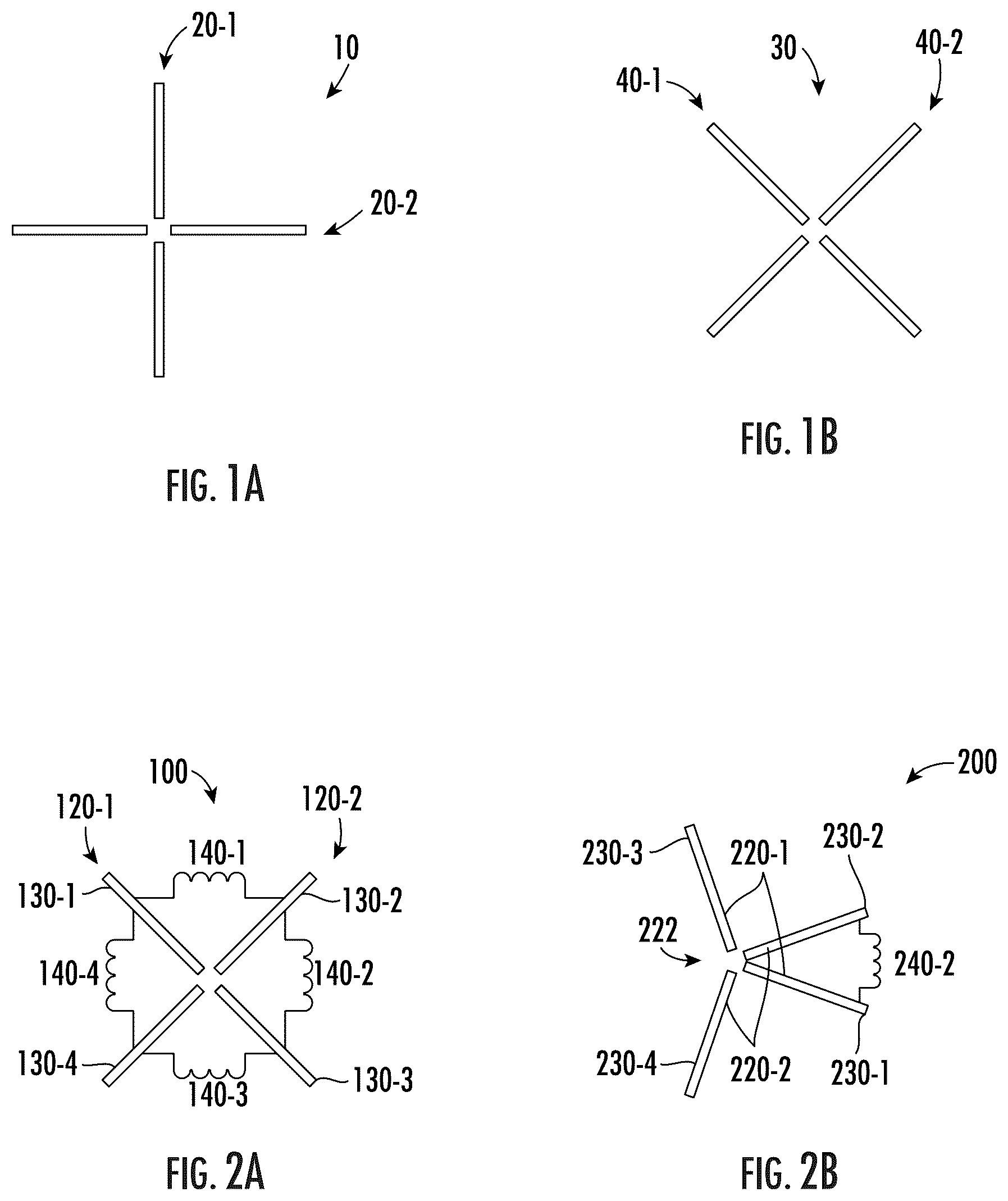 Patent US12562503 Figure 1 – Dual-polarized radiating elements having inductors coupled between the dipole radiators and base station antennas including such radiating elements