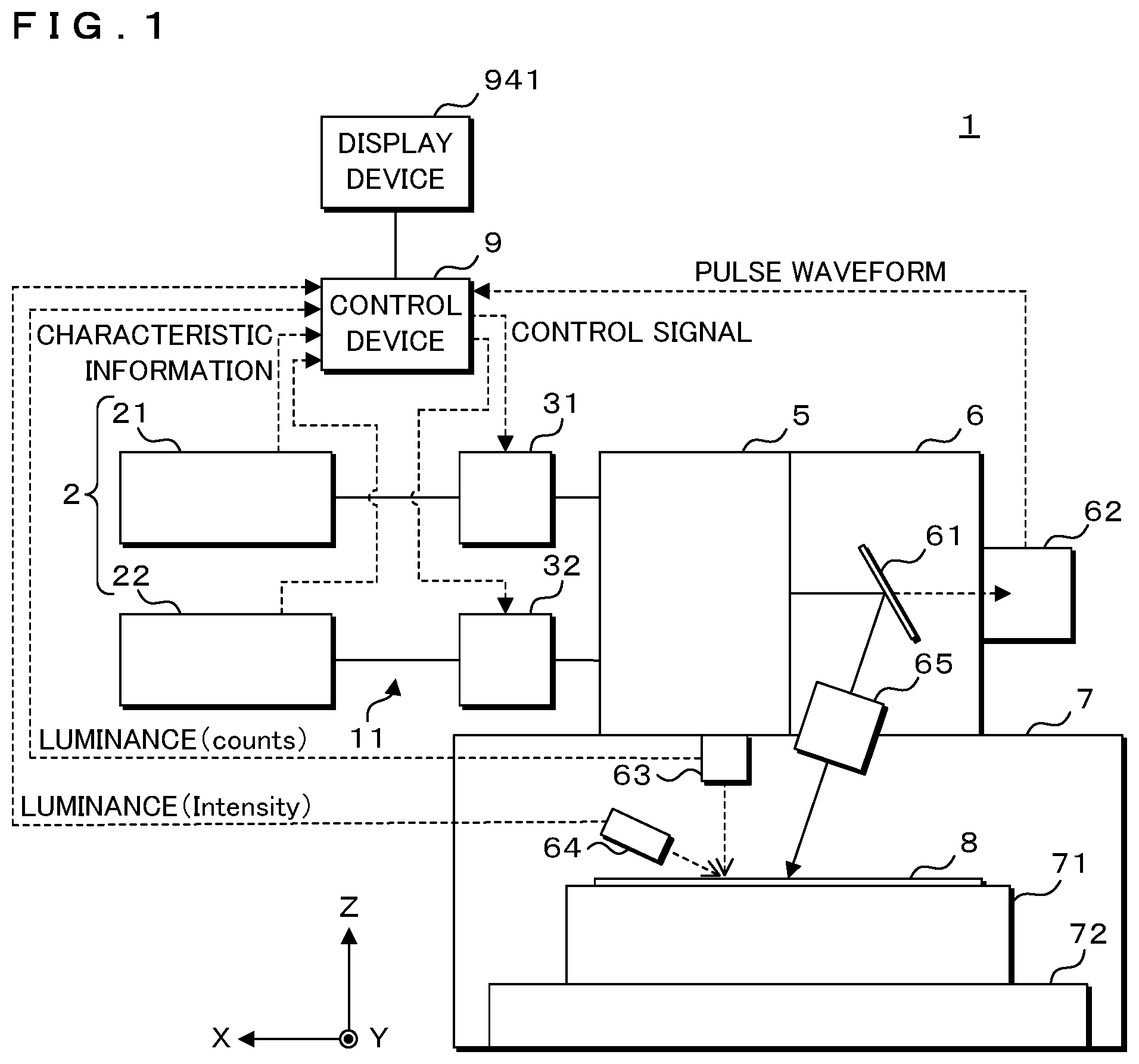 Patent US12562543 Figure 1 – Laser irradiation apparatus, laser irradiation method, and recording medium recording program to be readable