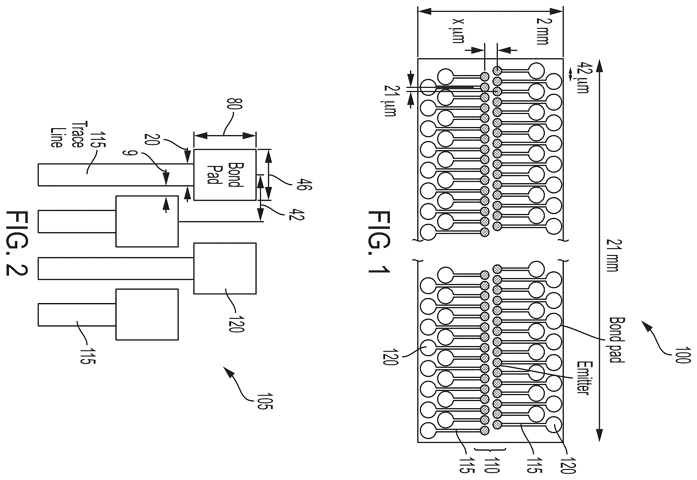 Patent US12562552 — Independently-addressable high power surface-emitting laser array with tight-pitch packing — Figure 1