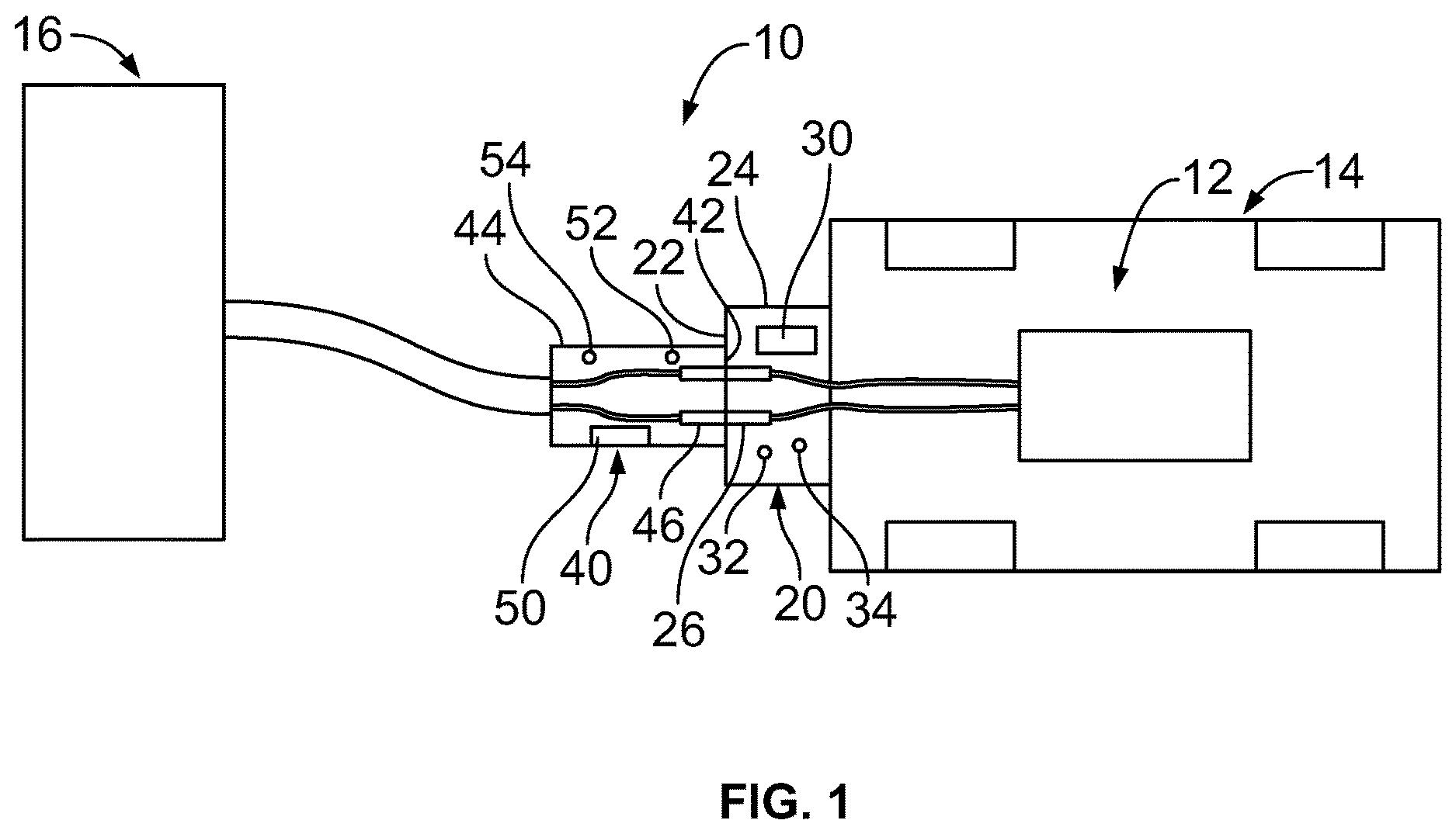 Patent US12562560 — Vehicle charging system for an electric vehicle having arc detection — Figure 1