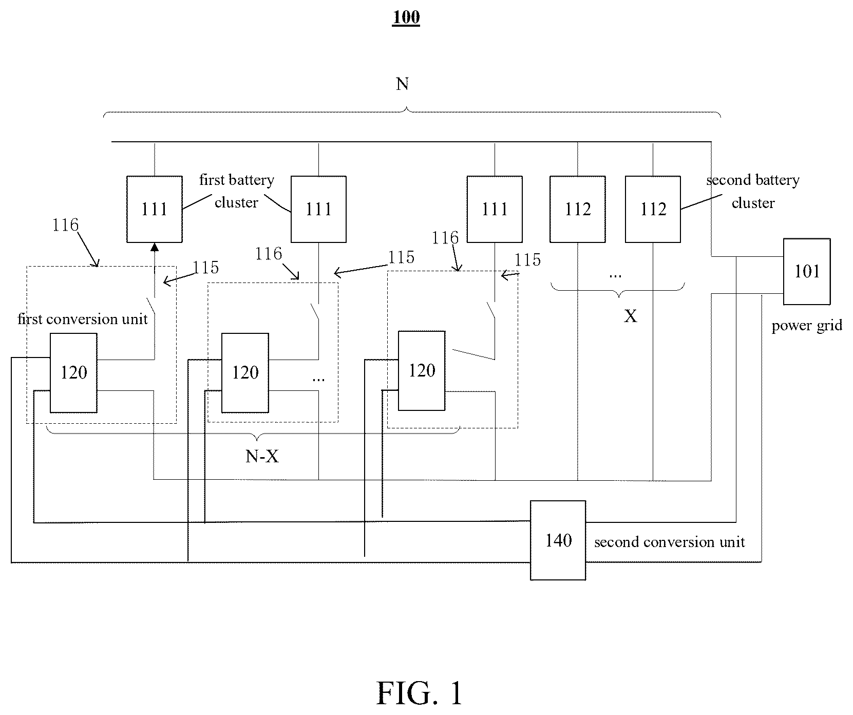 Patent US12562585 — Energy storage system and energy storage system control method — Figure 1