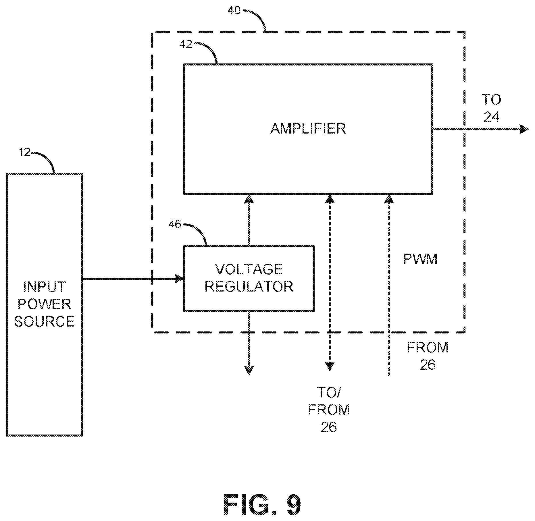 Patent US12562604 Figure 9 – Low cost communications demodulation for wireless power transmission system