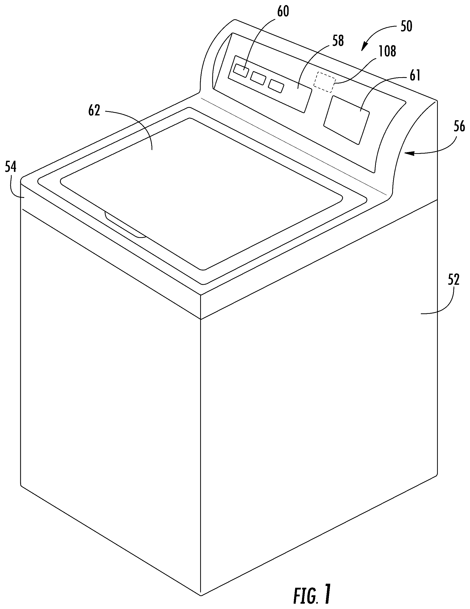 Patent US12562608 — Motor assembly for an appliance including a finger grip — Figure 1