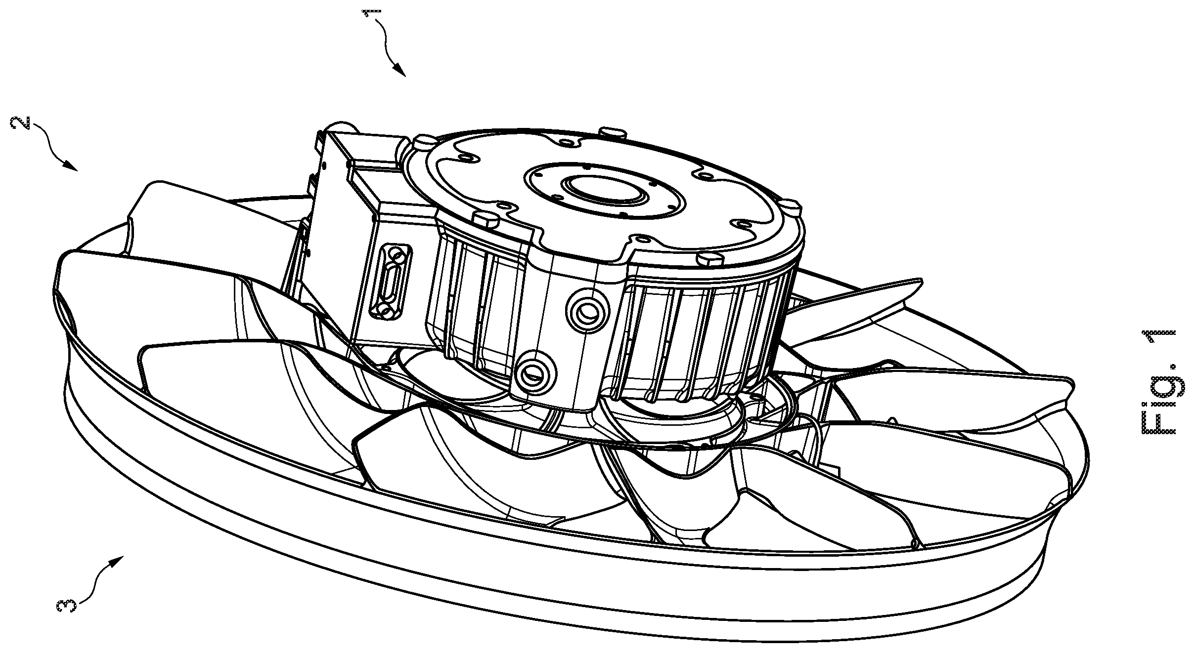 Patent US12562609 — Rotor for an axial flux motor — Figure 1