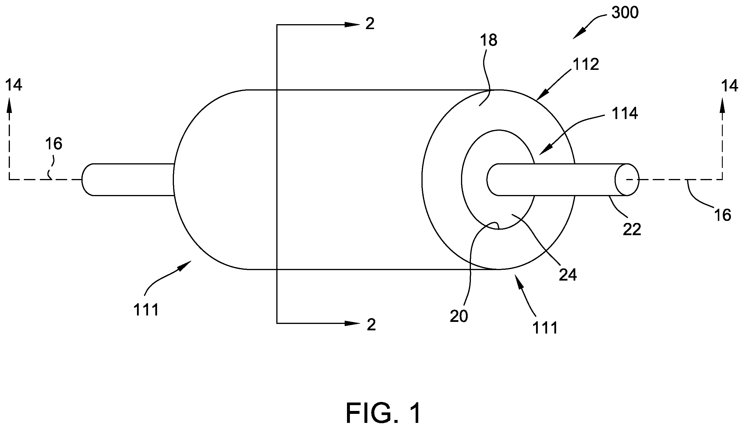 Patent US12562612 — End winding support bracket — Figure 1