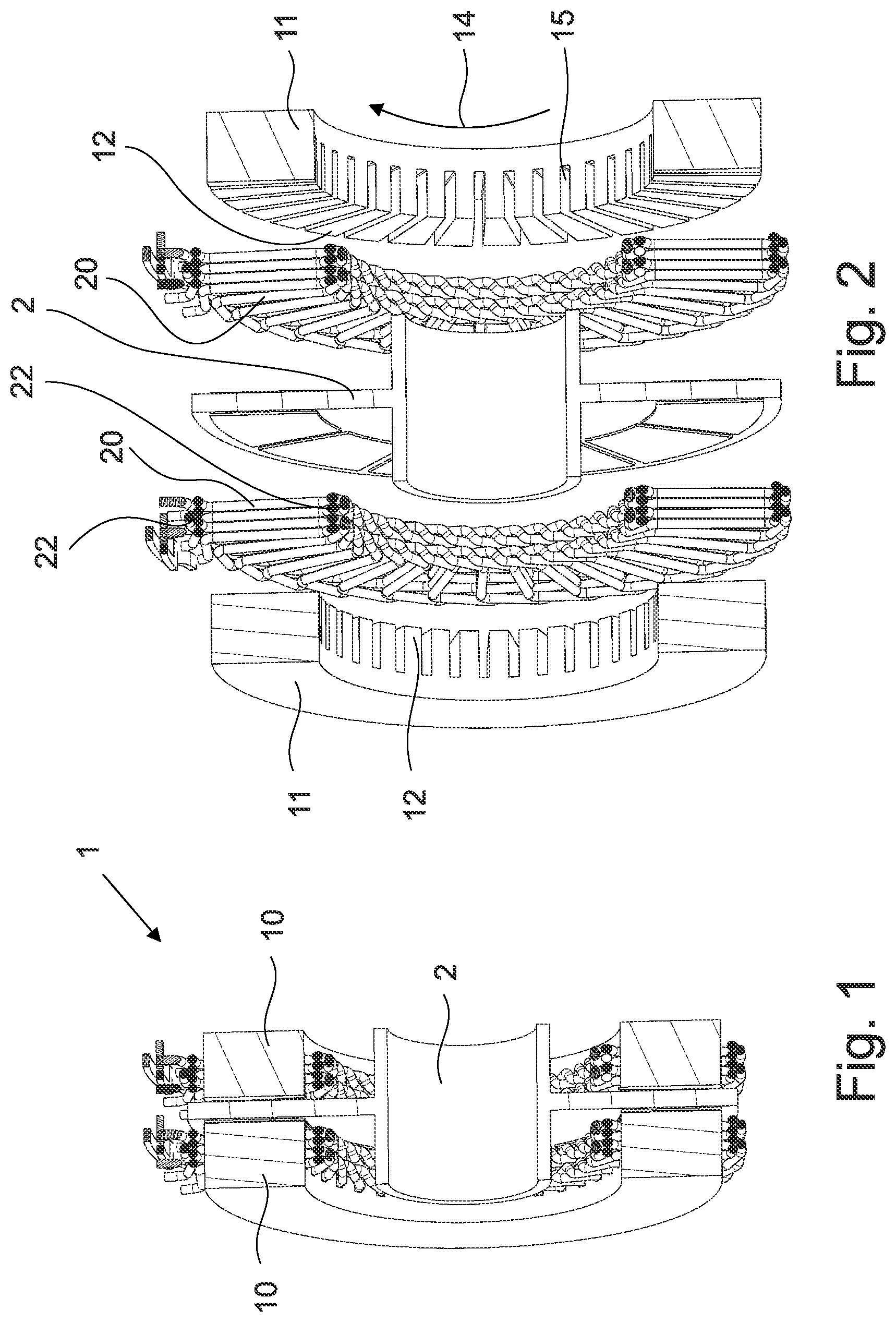 Patent US12562628 — Method for producing a winding for a stator in an electric rotating machine, stator, method for producing the stator and electric rotating machine — Figure 1