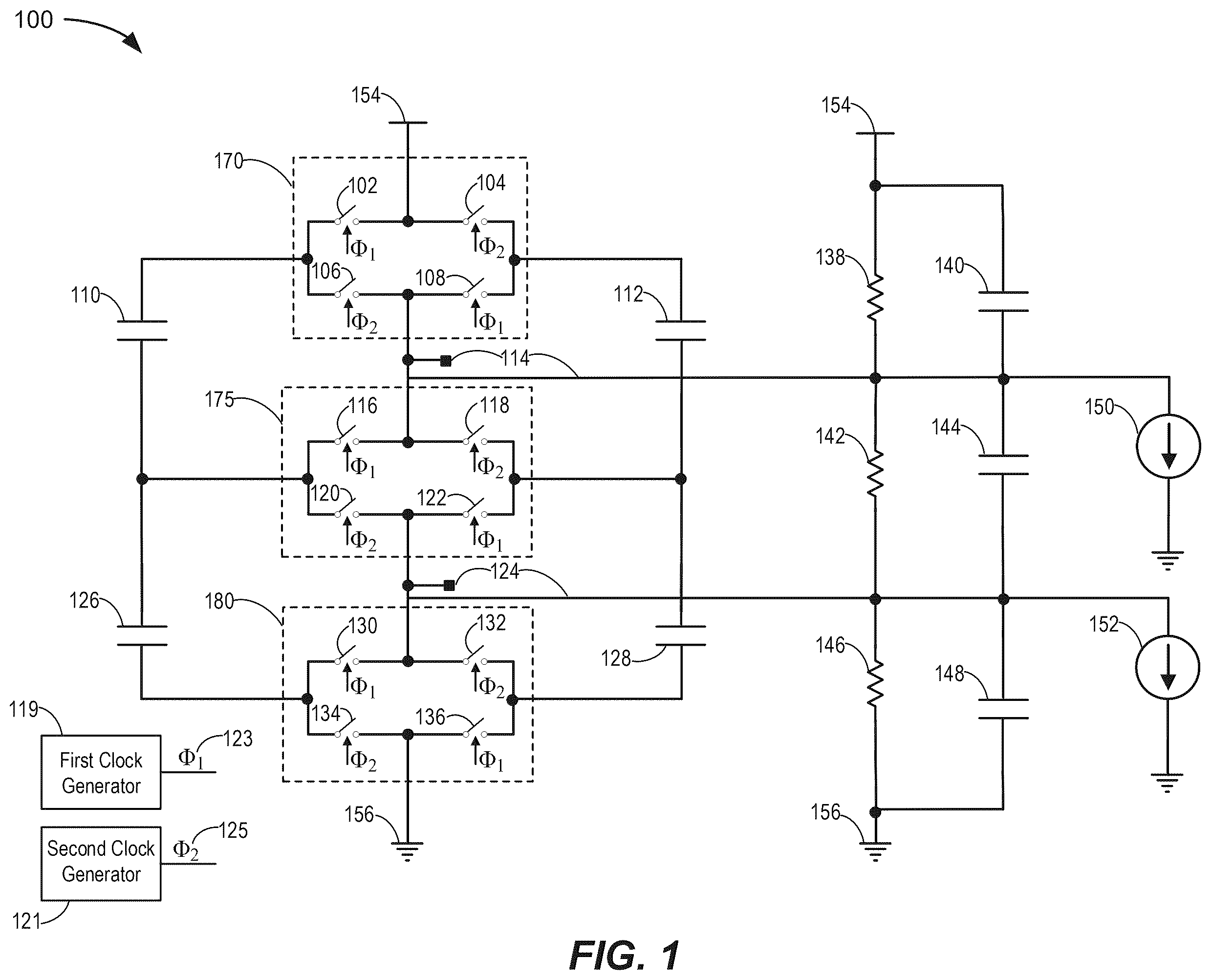 Patent US12562647 — Dual-output switched-capacitor power converter — Figure 1